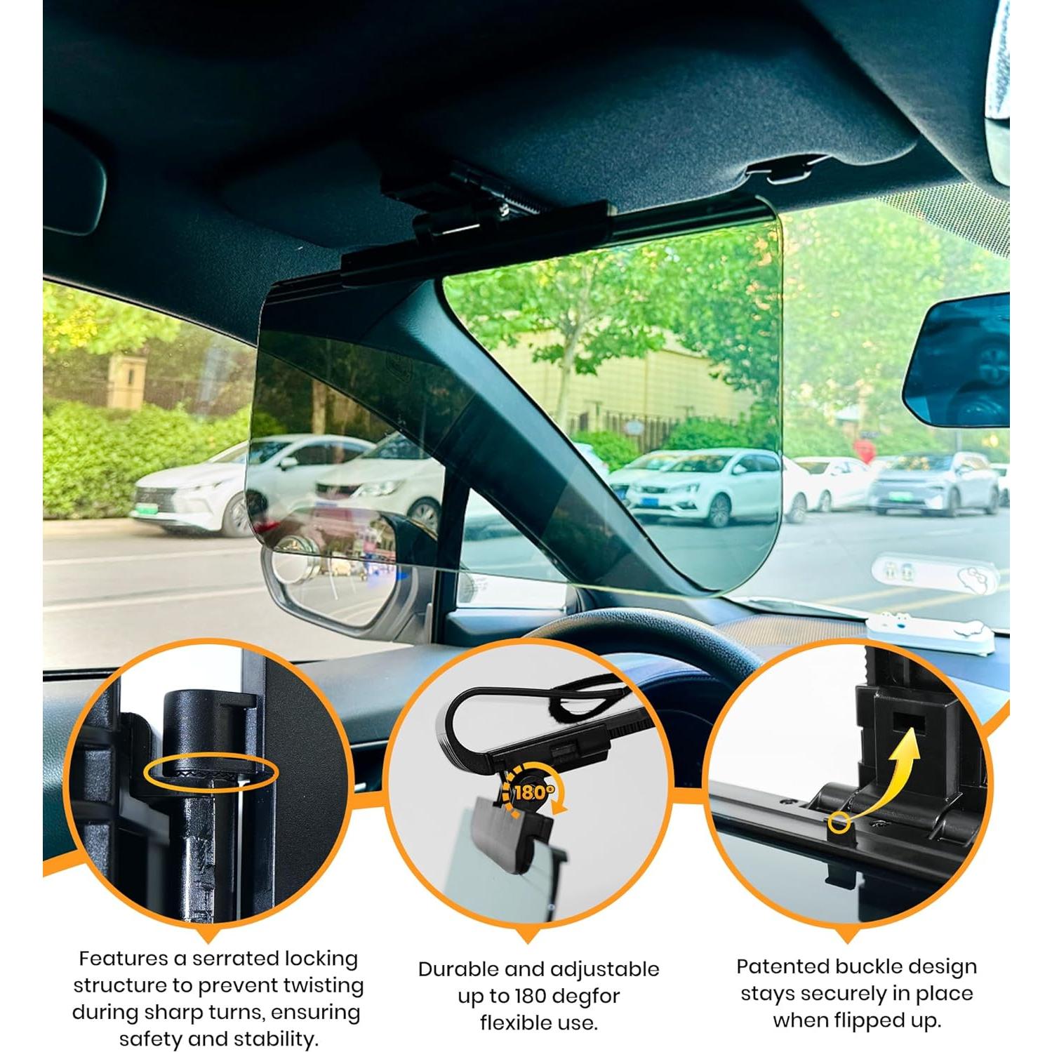 Extensor de Visera Solar KWANCHOO SVE01 Ajustable Antirreflejo