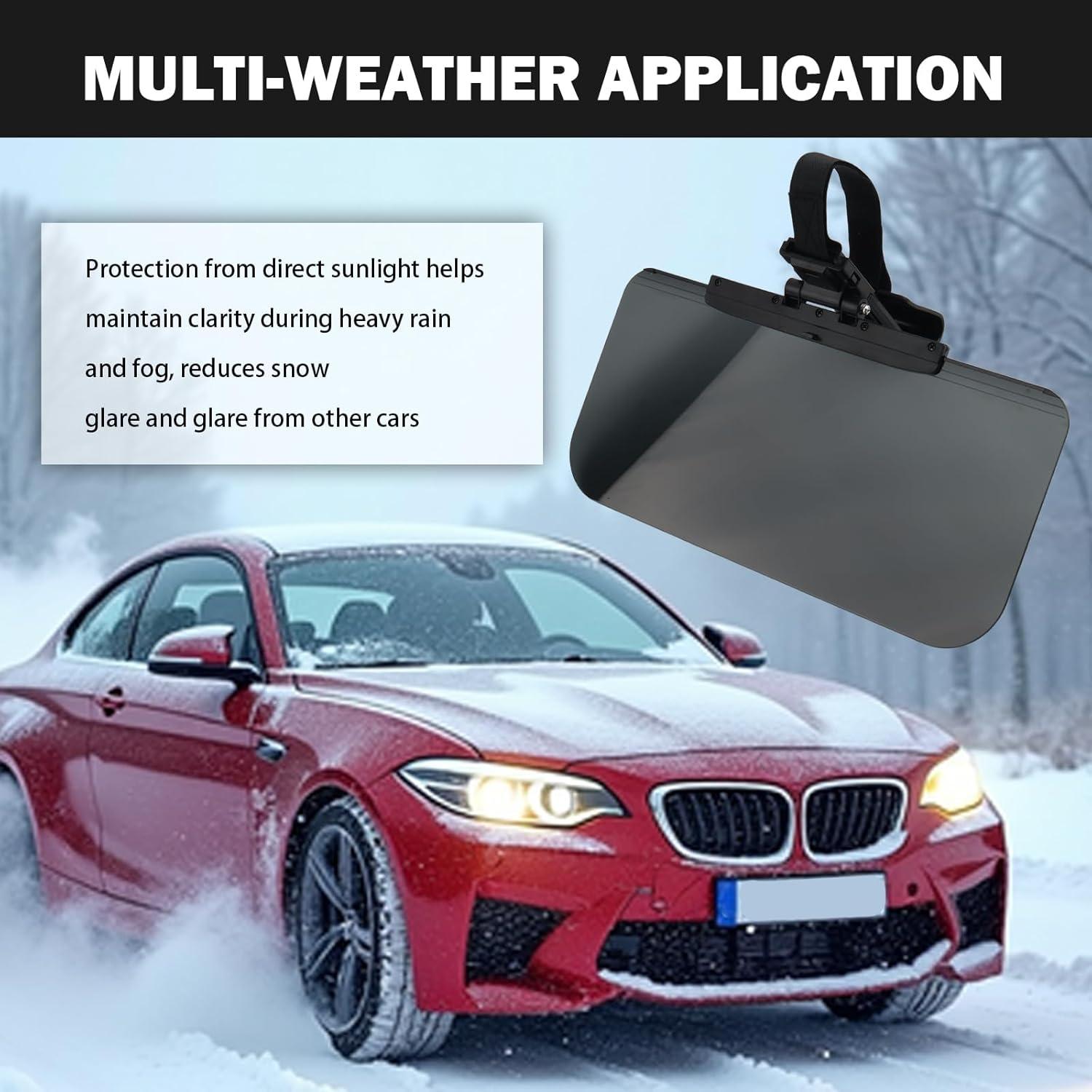 Extensor de Visera Solar Polarizada YGDMD Ajustable 34.54 cm