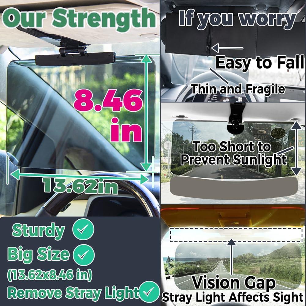 Extensor de Visera Solar Jawploy SD-2305 para SUV y MPV