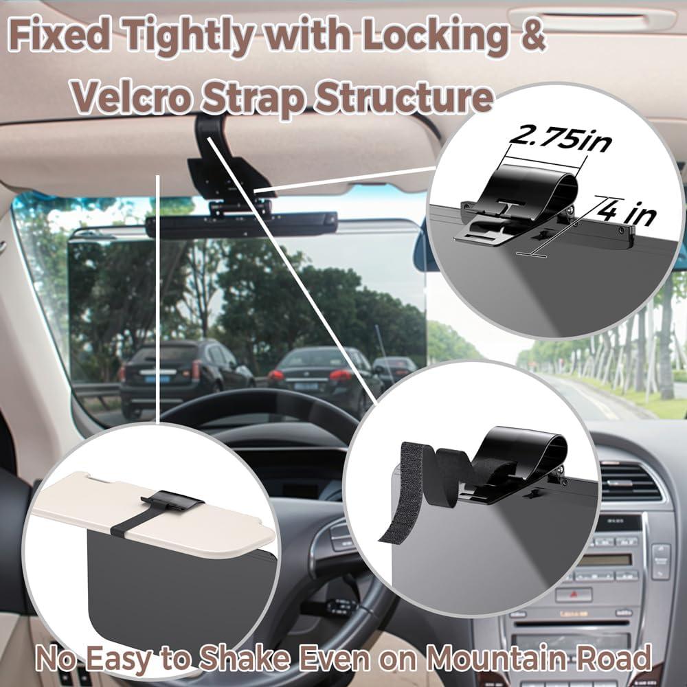 Extensor de Visera Solar Jawploy SD-2305 para SUV y MPV