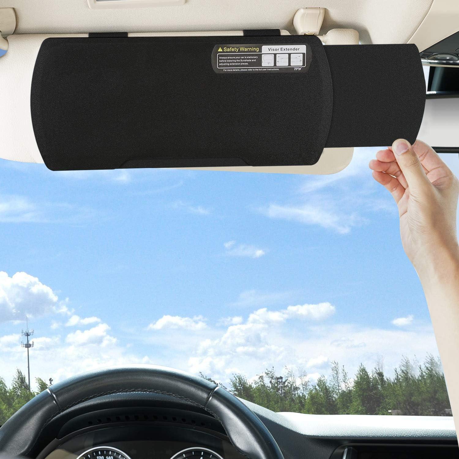 Extensor de Visera Solar TFY para Automóvil 2 Piezas Antirreflejo