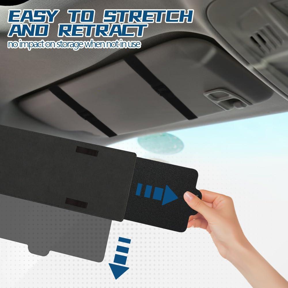 Extensor de Visera Solar Kutyun Polarizado para Coche - Anti-deslumbrante