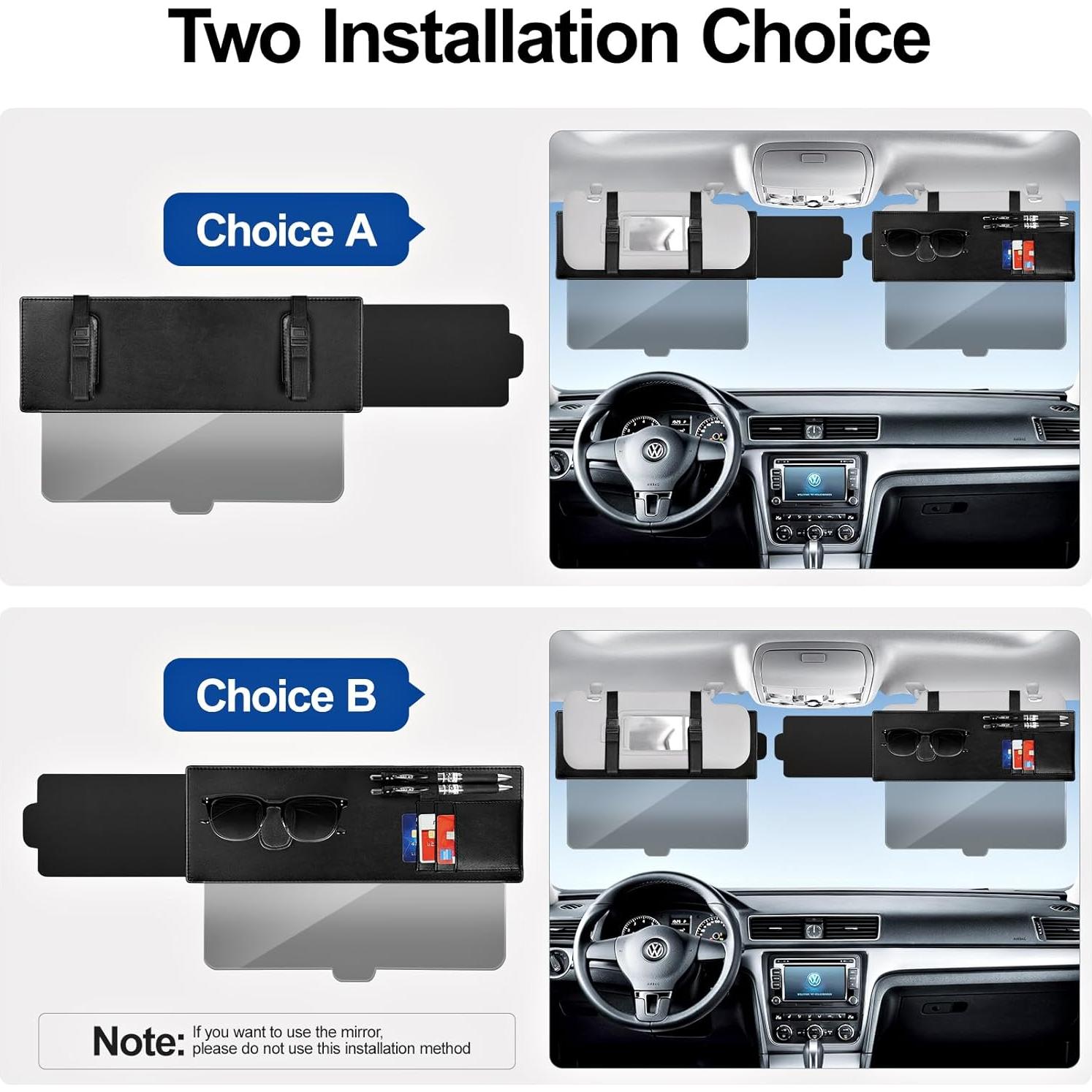 Extensor de Visera Solar ZONGALL AT013A con Soporte para Gafas