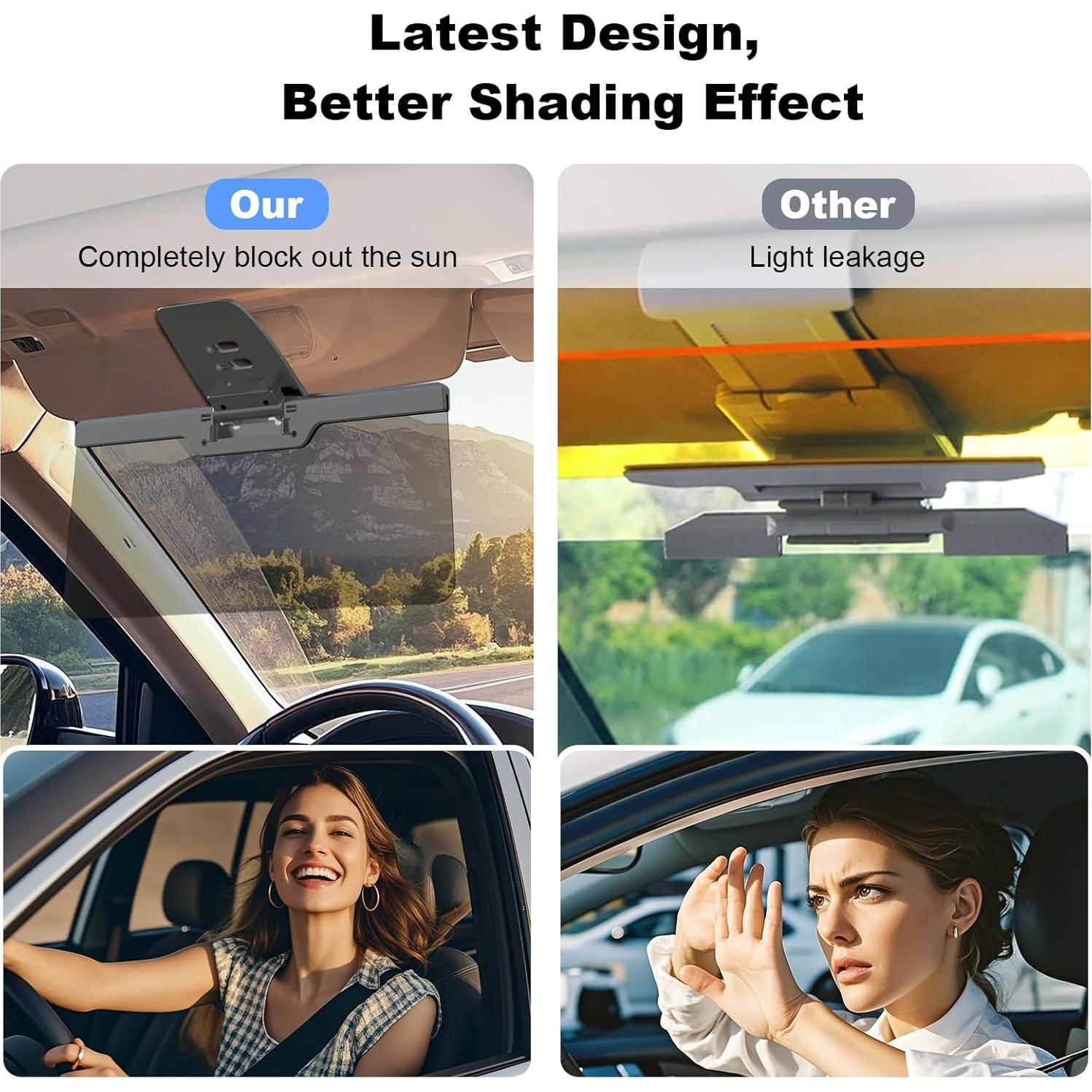 Extensor de Visera Solar LOMDC Z101 Anti-Deslumbrante Gris