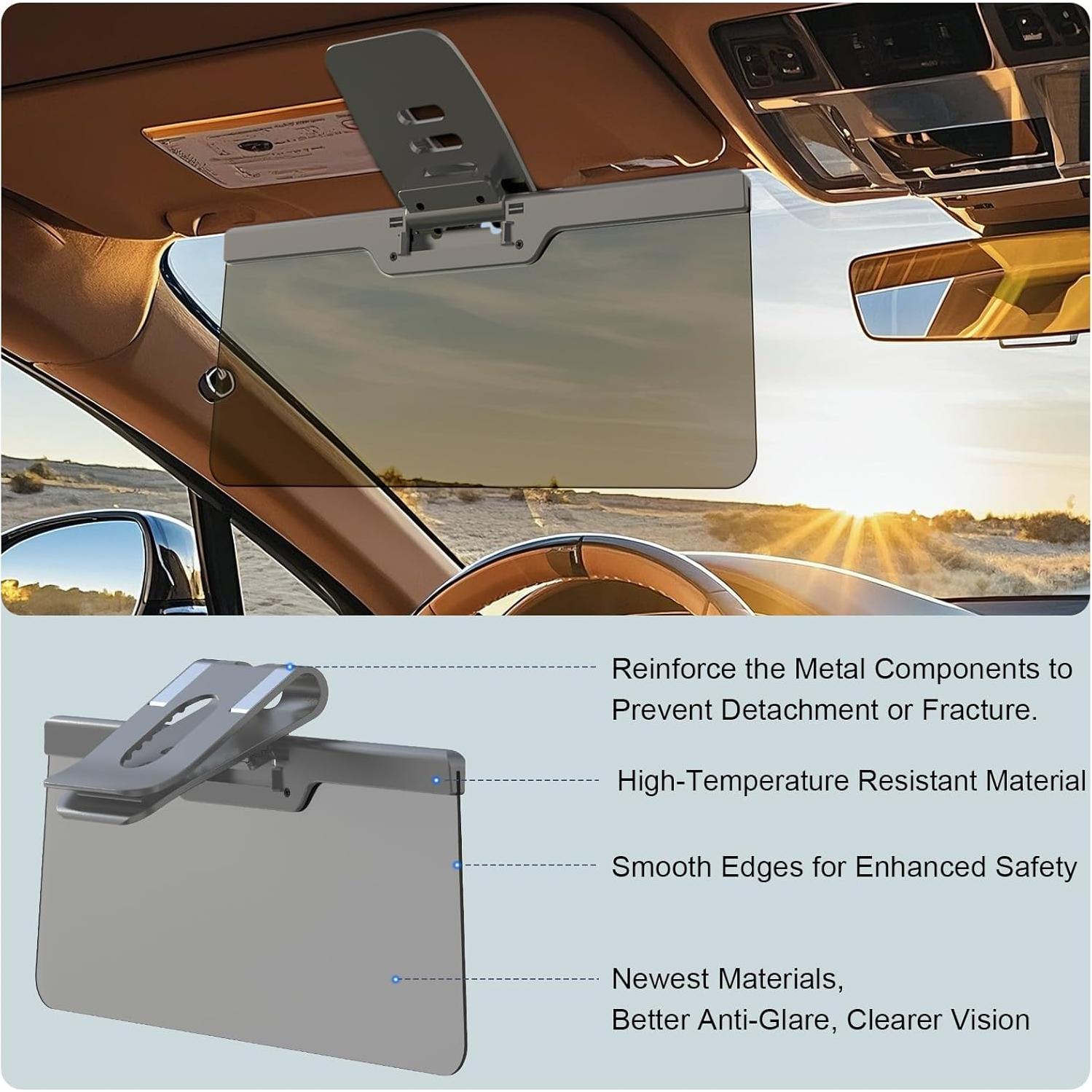 Extensor de Visera Solar LOMDC Z101 Anti-Deslumbrante Gris