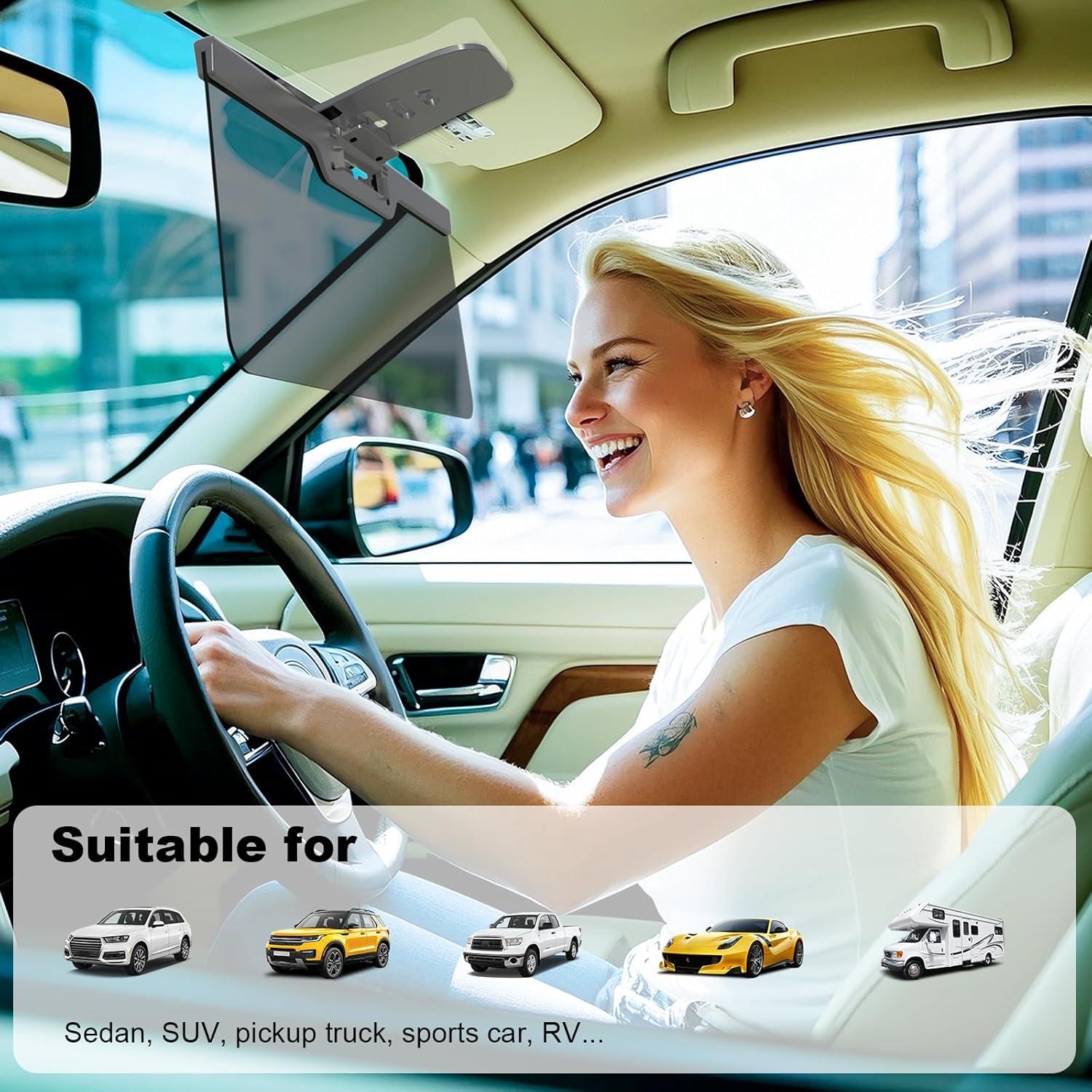 Extensor de Visera Solar LOMDC Z101 Anti-Deslumbrante Gris