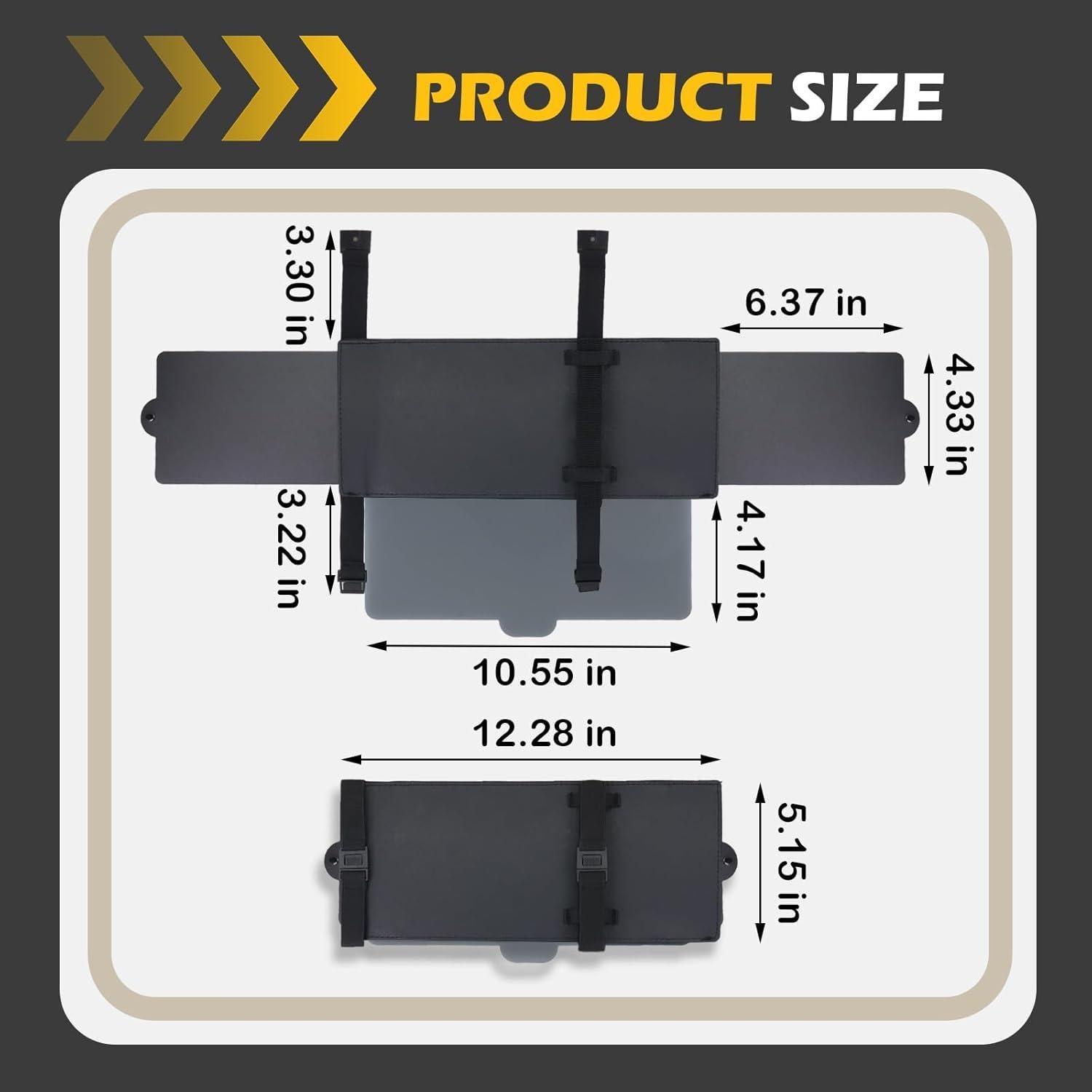 Extensor de Visera Solar TuLeYiLe UV400 Antirreflejo para Coche