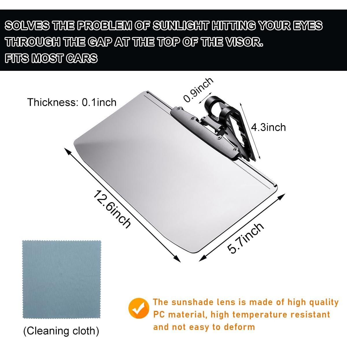 Visera Solar Polarizada Ohleats para Coche 32x14.5cm UV