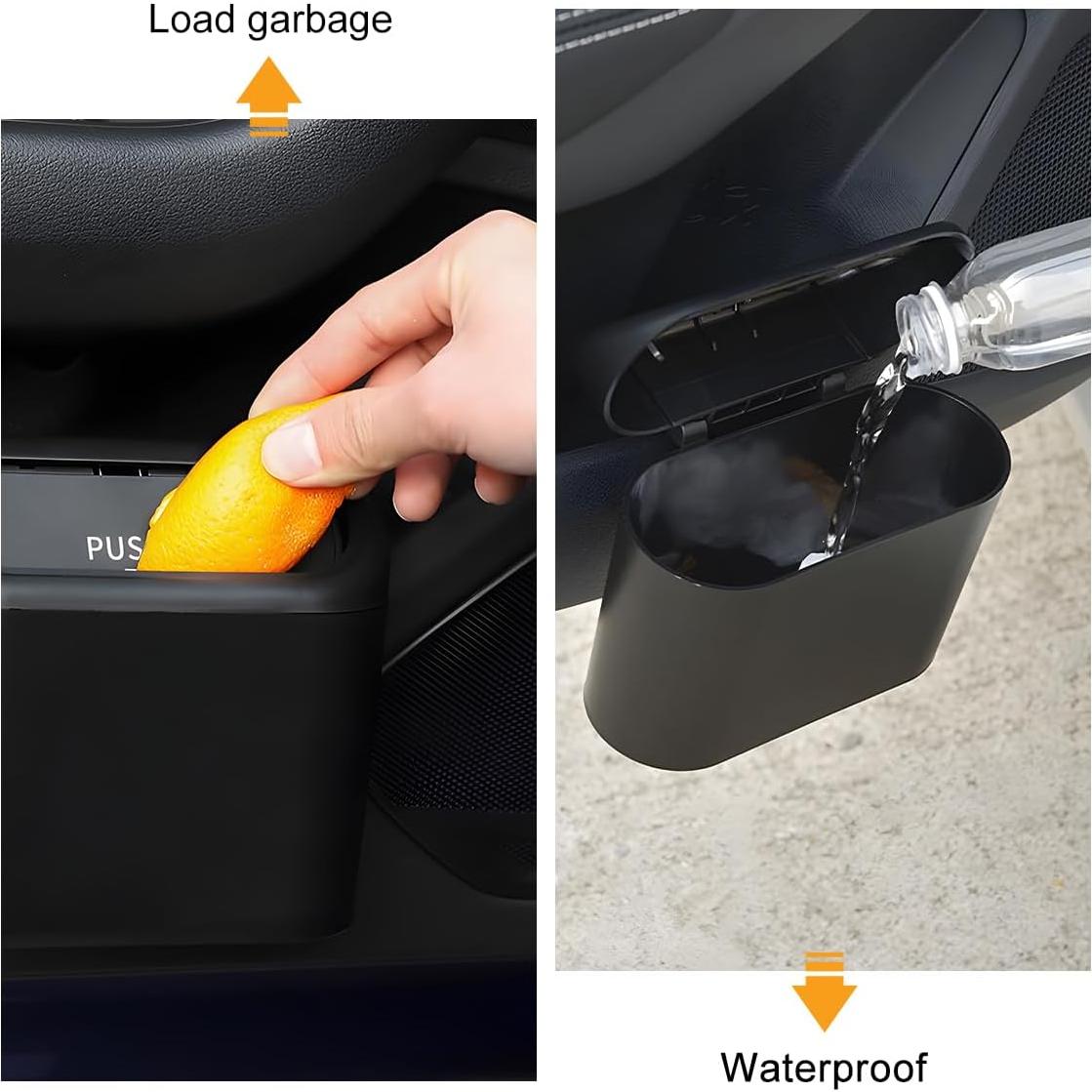 Basurero de Auto Norkmdi con Tapa, 0.7L, a Prueba de Olores