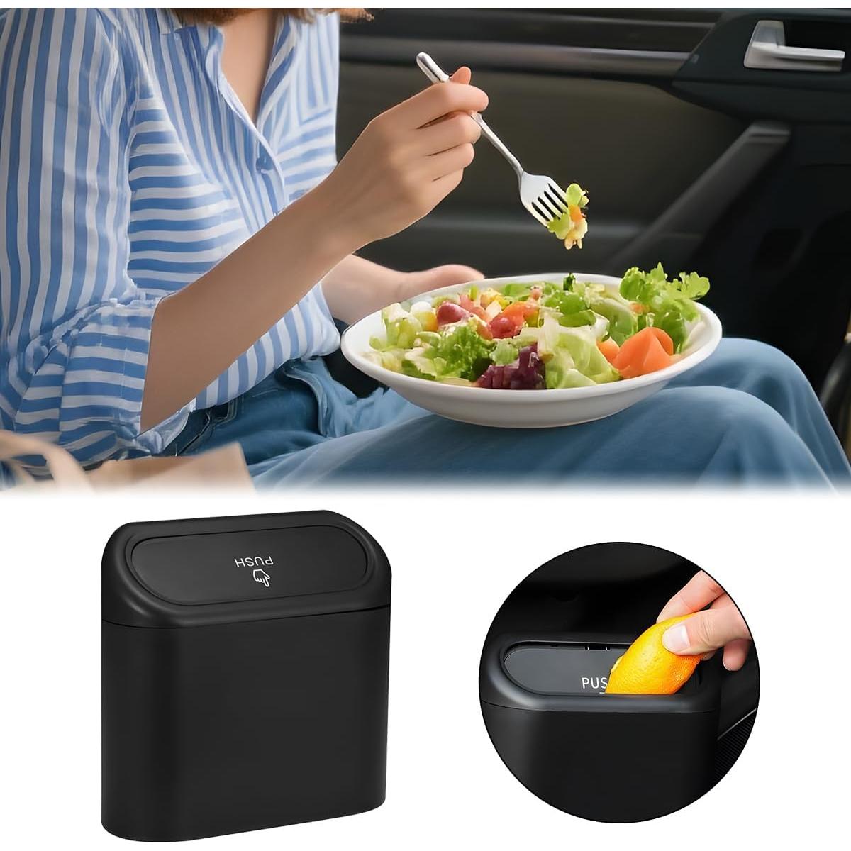 Basurero de Auto Norkmdi con Tapa, 0.7L, a Prueba de Olores