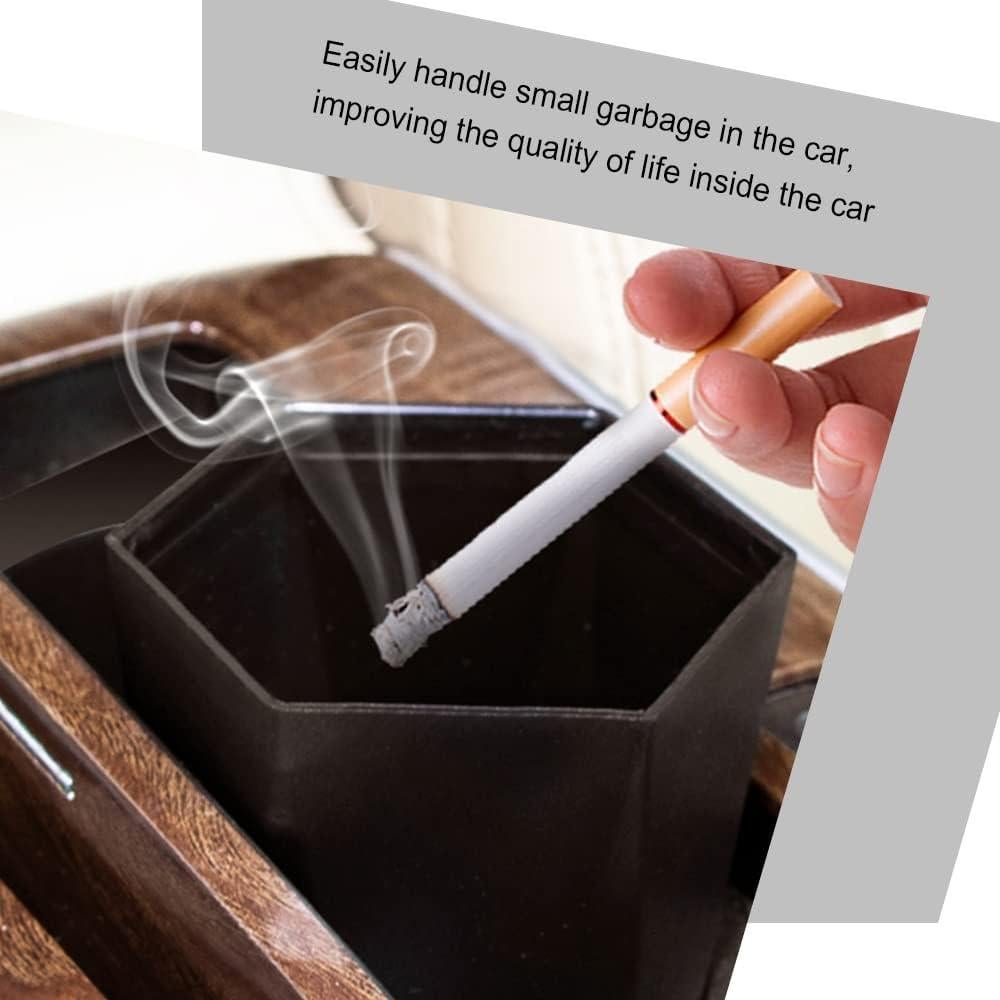 Basurero de Auto ASUBHA 550ml a Prueba de Fugas Negro