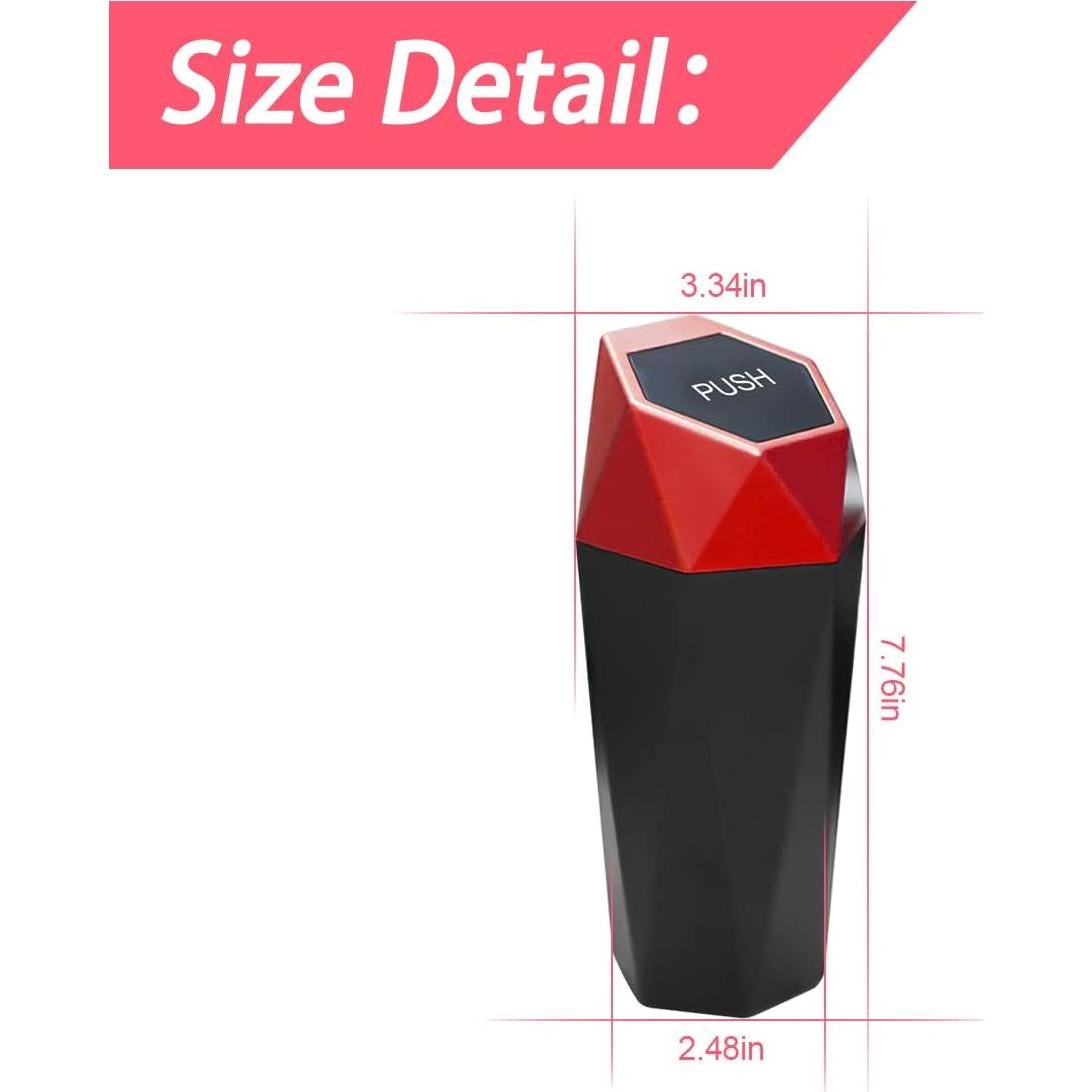 Basurero de Auto BLAU GRUN Rojo 18.1L Impermeable Portátil