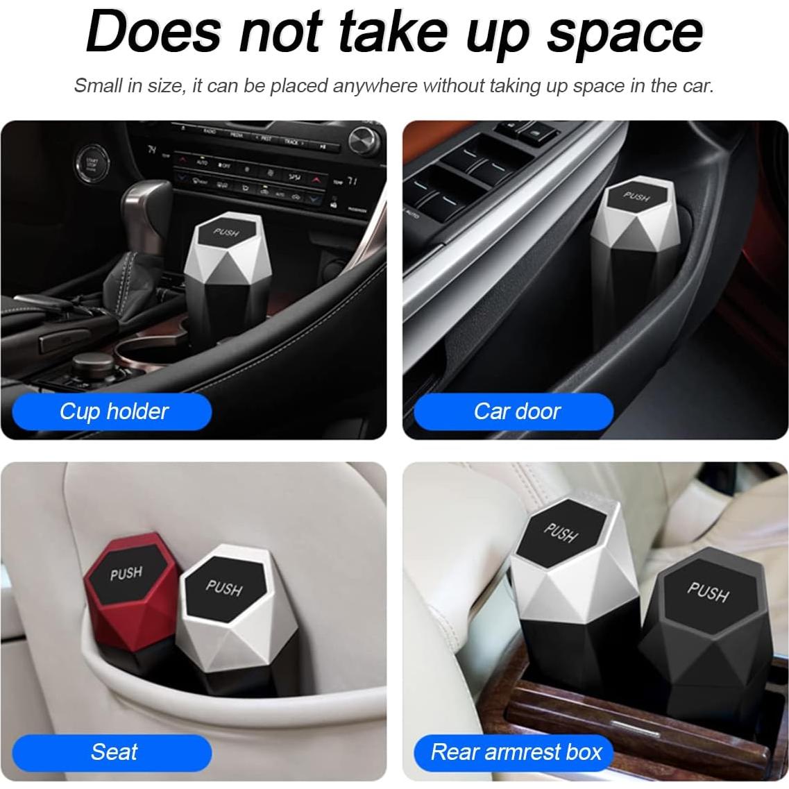 Basurero de Auto BLAU GRUN Rojo 18.1L Impermeable Portátil