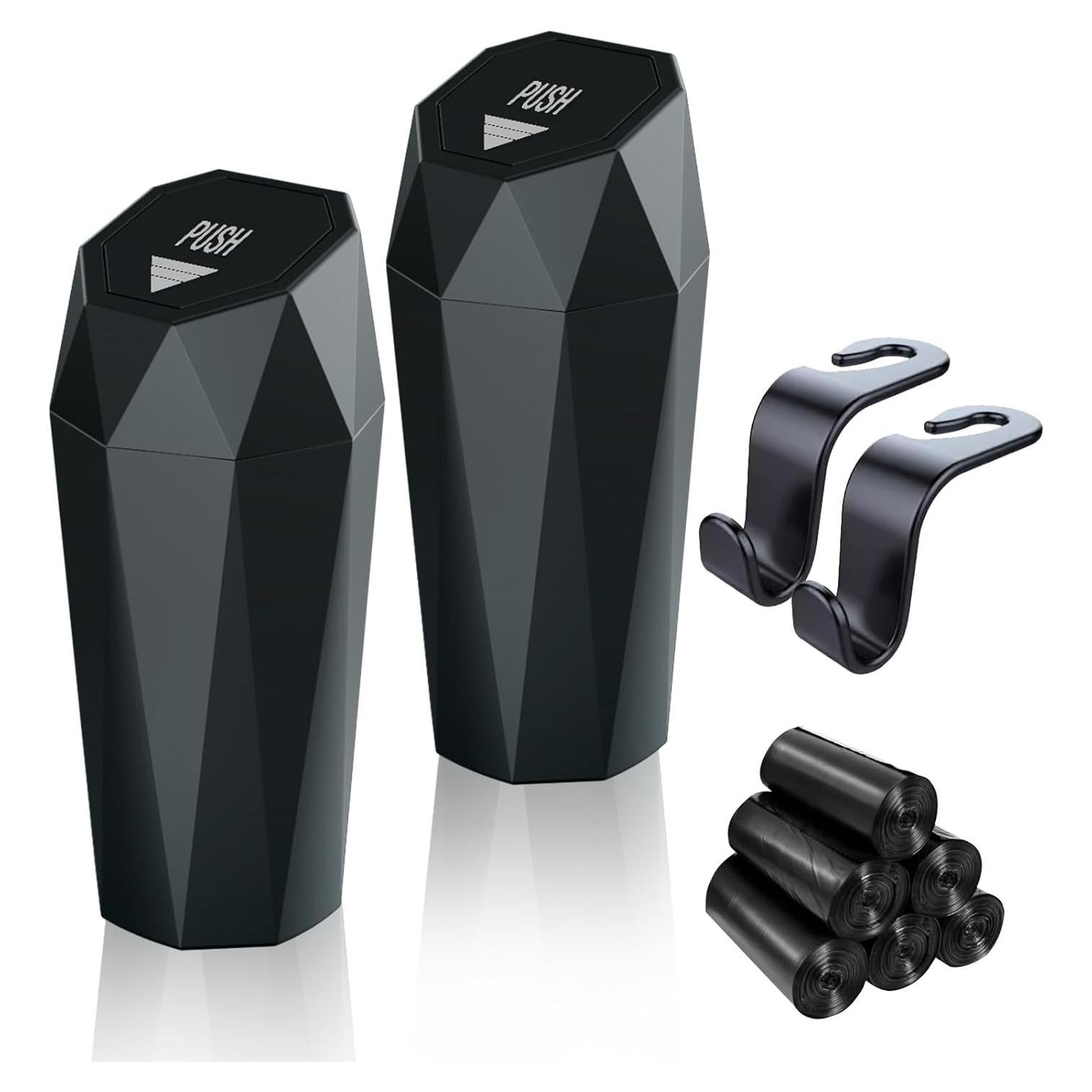 Basurero de Auto YIOVVOM Compacto Impermeable con 90 Bolsas