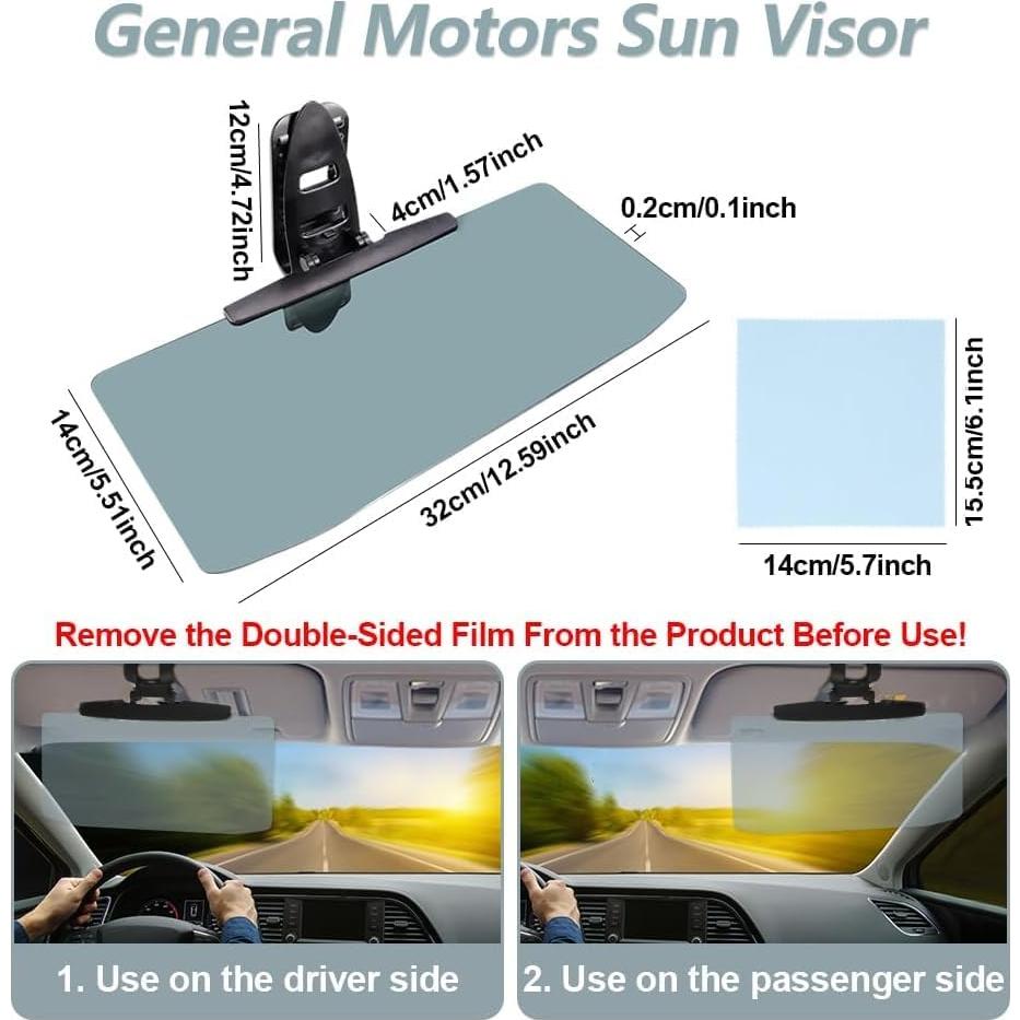 Extensor de Visera Solar Aohcae Universal Ajustable UV400