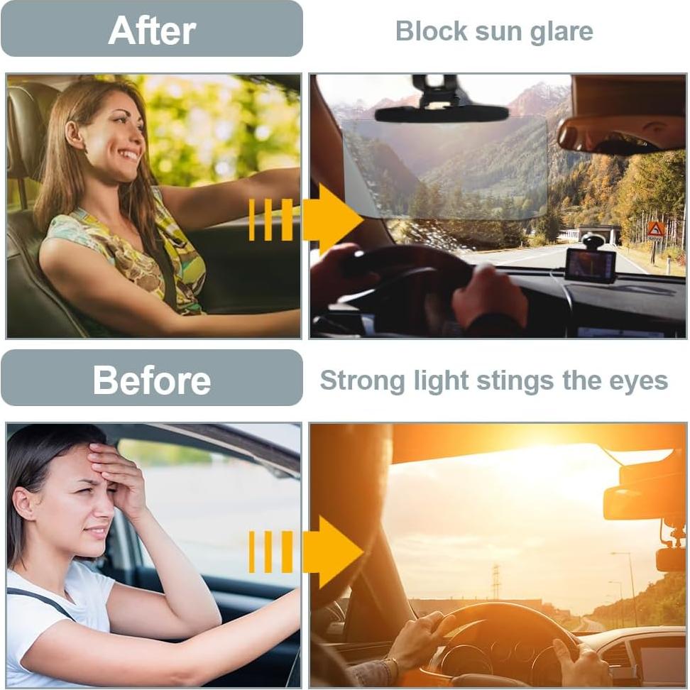 Extensor de Visera Solar Aohcae Universal Ajustable UV400