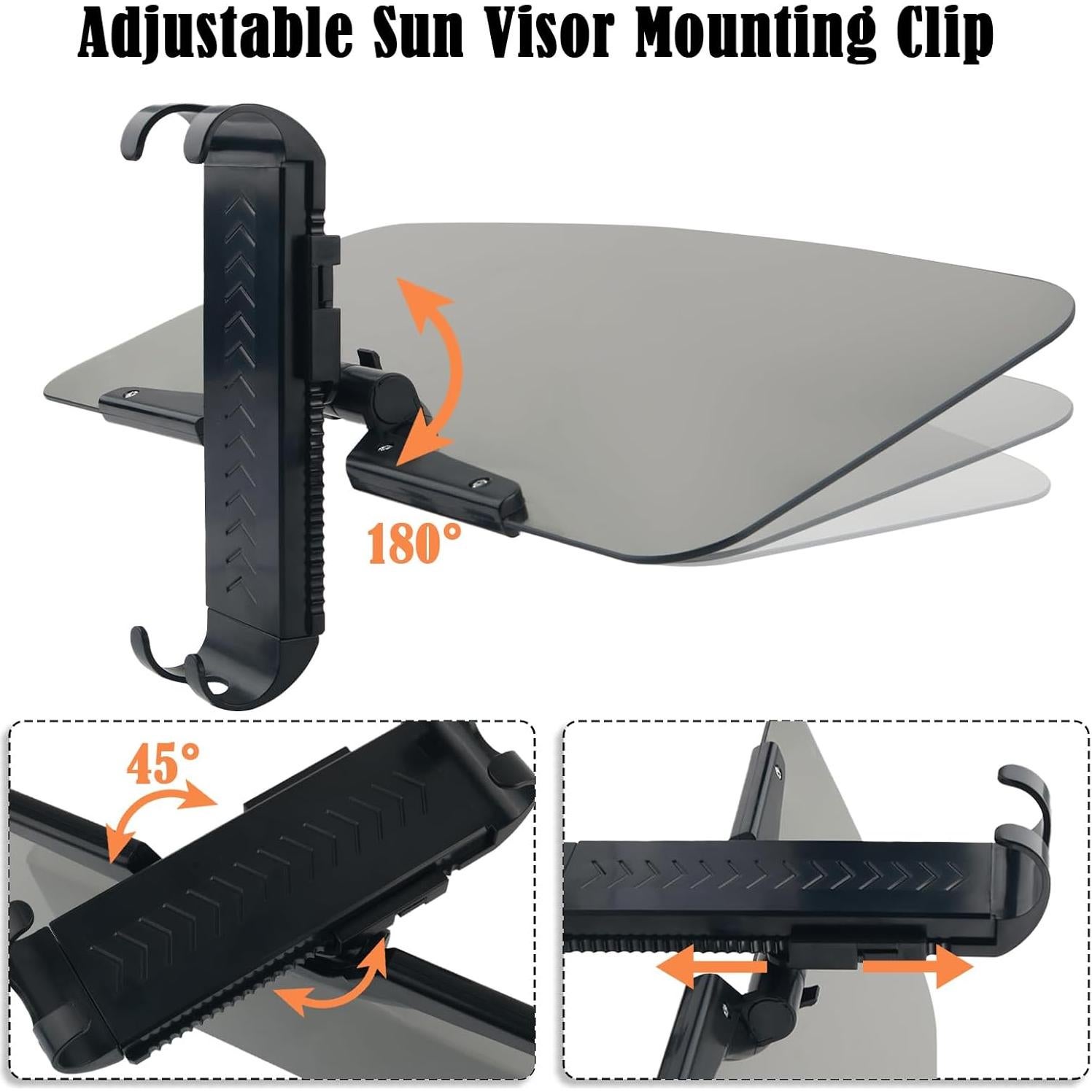 Extensor de Visera Solar Polarizada Figpade Ajustable 34.4x15.7cm