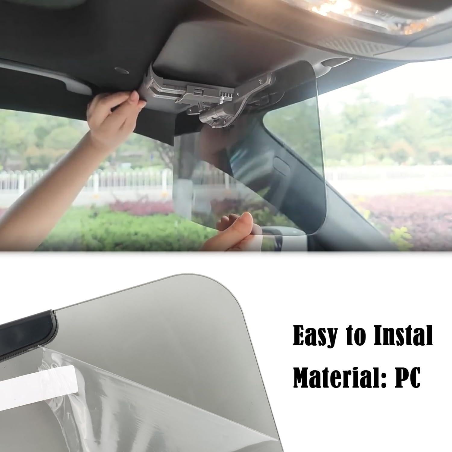 Extensor de Visera Solar Polarizada Figpade Ajustable 34.4x15.7cm