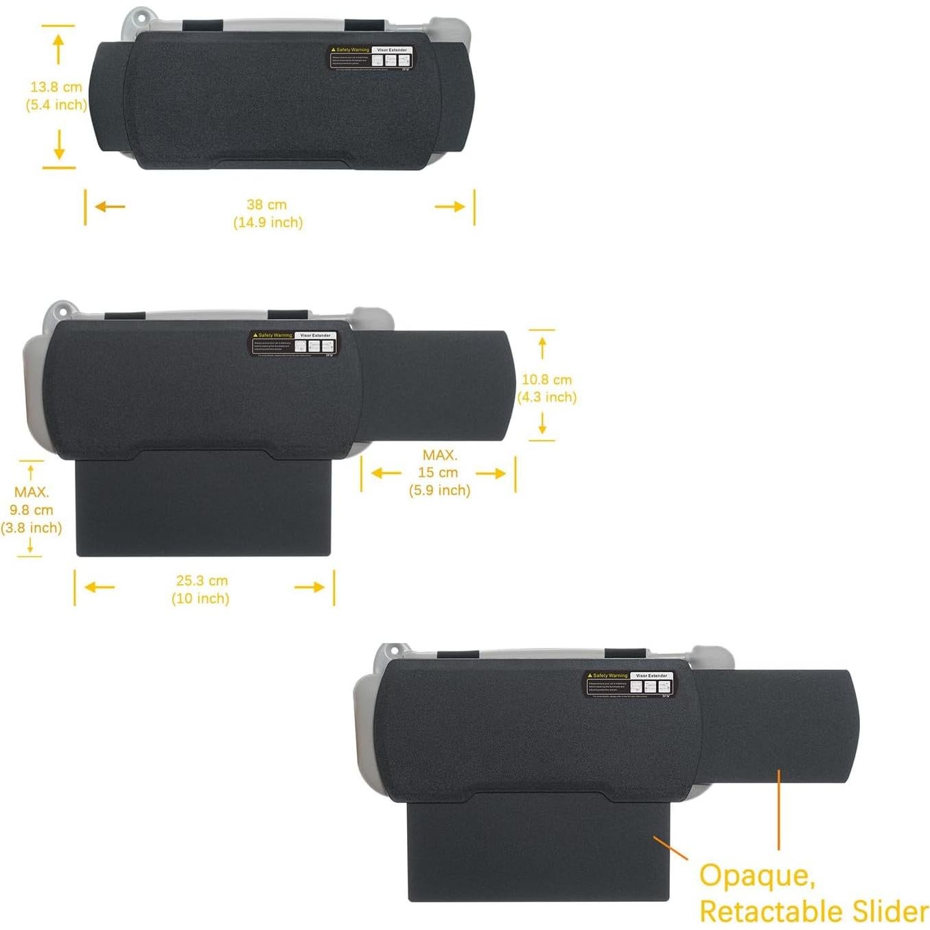 Extensor de Visera de Coche FULLONG FL-6 - Parasol UV Ajustable