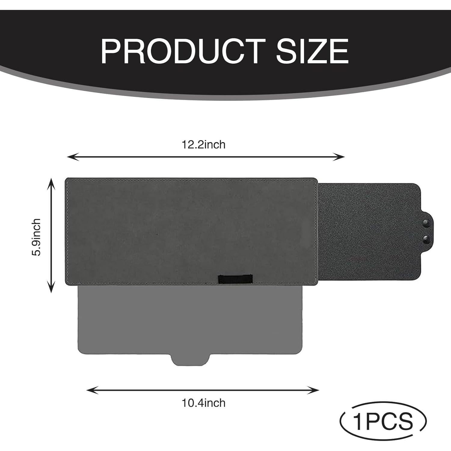 Extensor de Visera Retráctil Sephile 1 PC Filtro UV Marrón