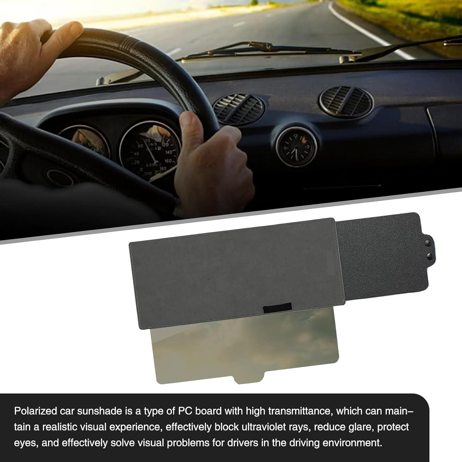 Extensor de Visera Retráctil Sephile 1 PC Filtro UV Marrón