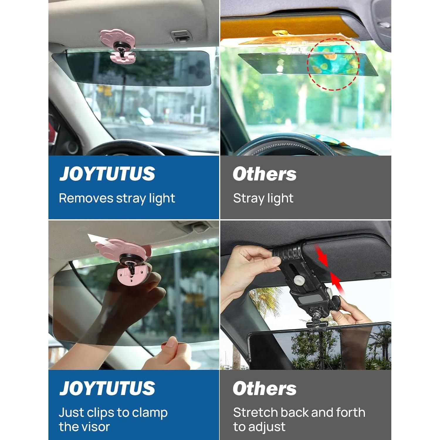 Extensor de Visera Solar JOYTUTUS Rosa UV400 Universal