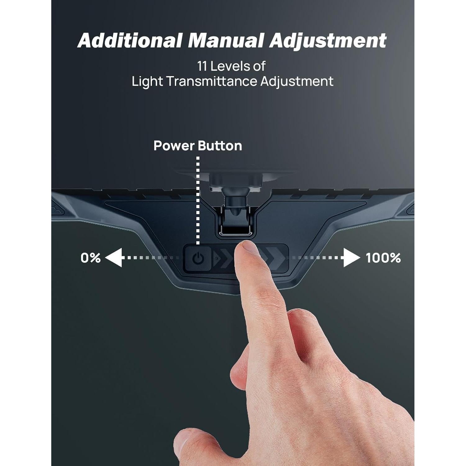 Visera Solar Inteligente JOYTUTUS A1916-04415-BK Anti-reflejo