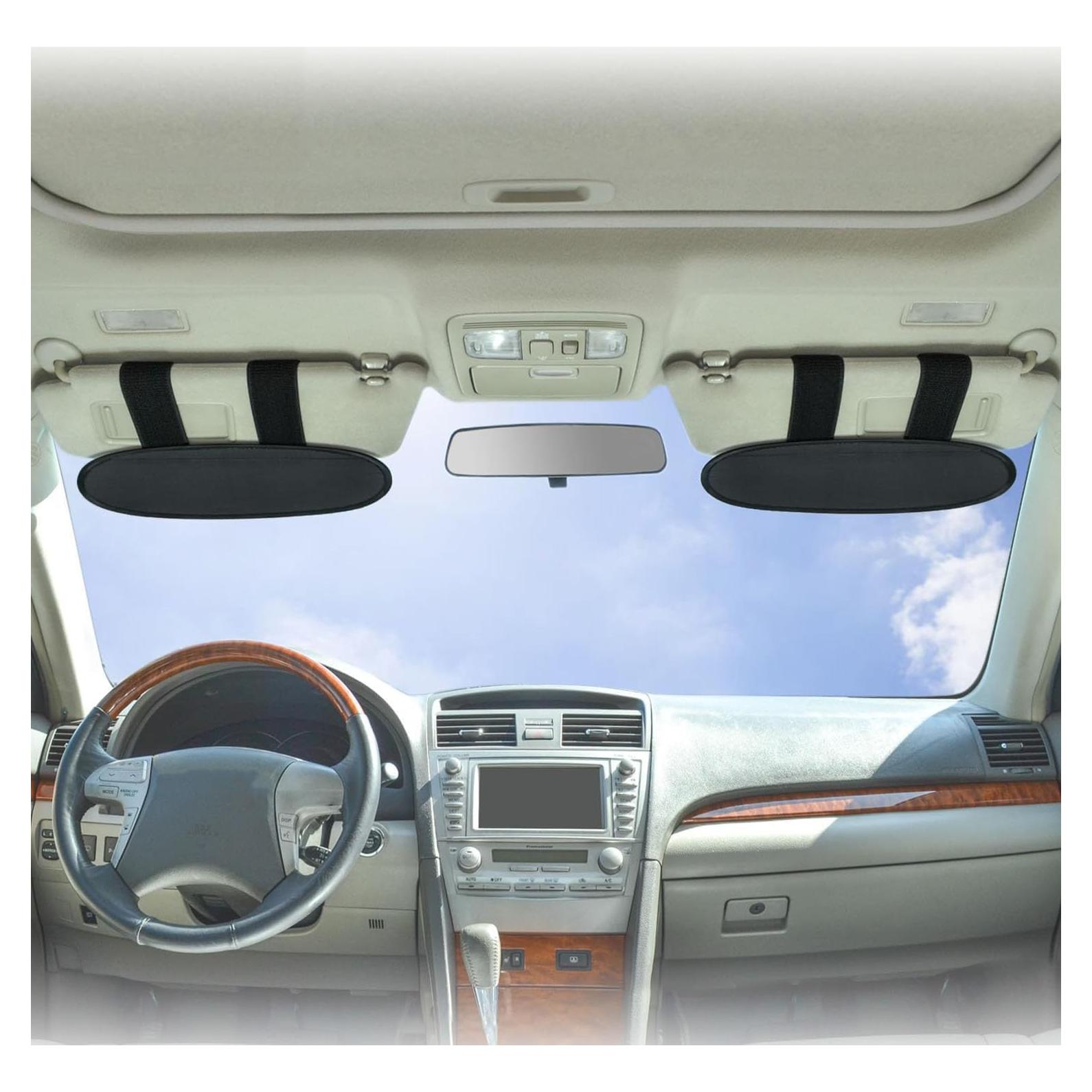 Extensor de Sombreado WANPOOL para Visera de Vehículo Plata - 2 Piezas