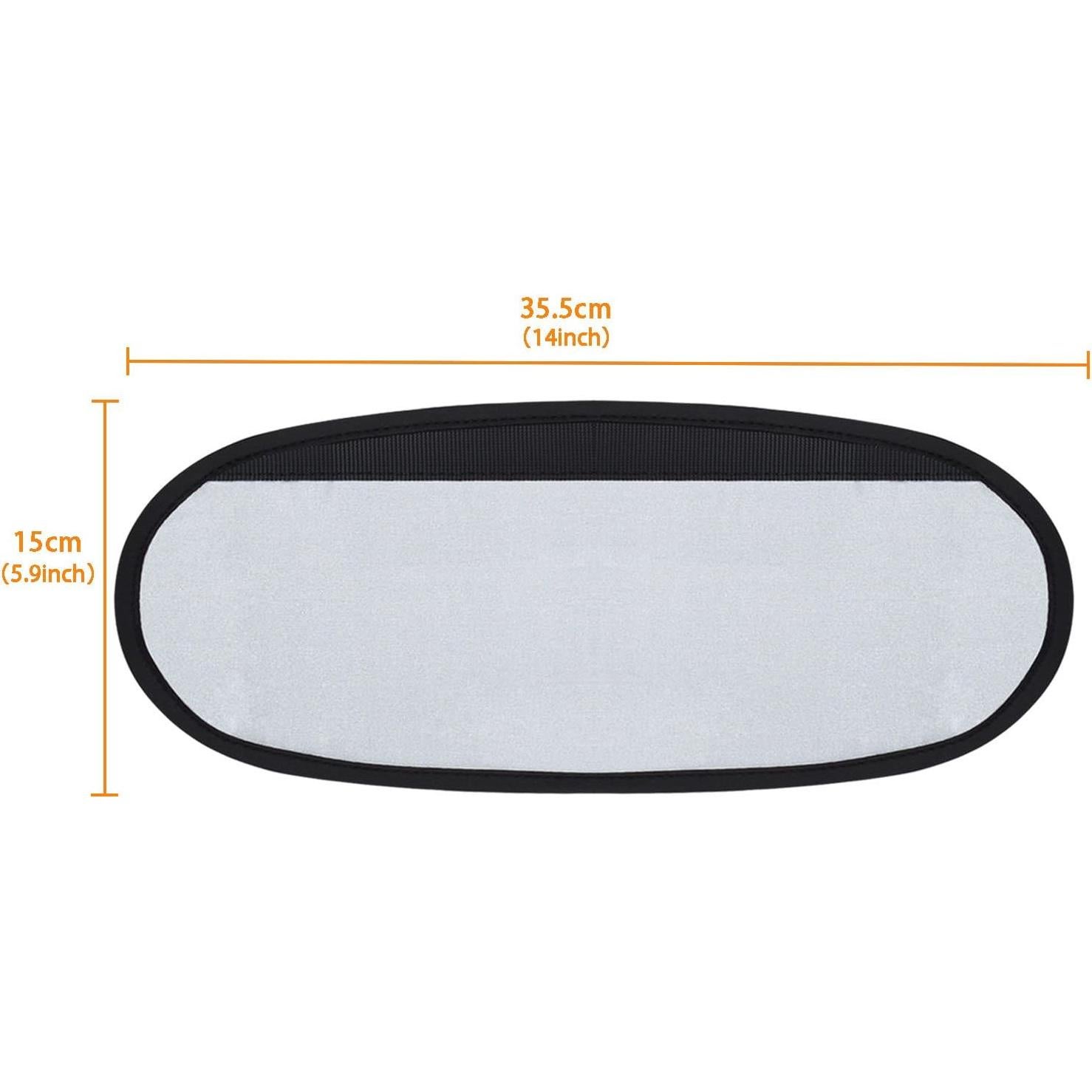 Extensor de Sombreado WANPOOL para Visera de Vehículo Plata - 2 Piezas