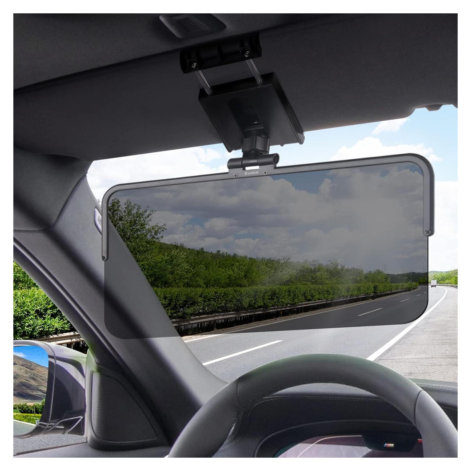 Visera Solar Polarizada Keyiduid 32x13 cm, Rotación 360°