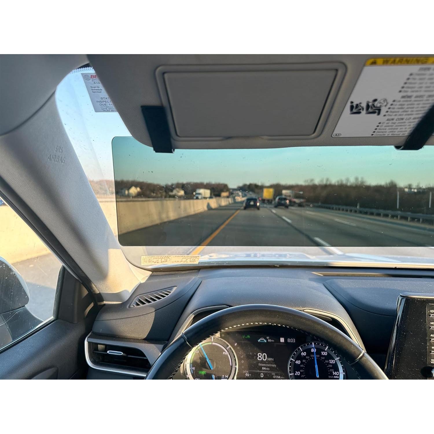 Extensor de Visera Polarizada Glare Guard MaxView 38x12.7cm