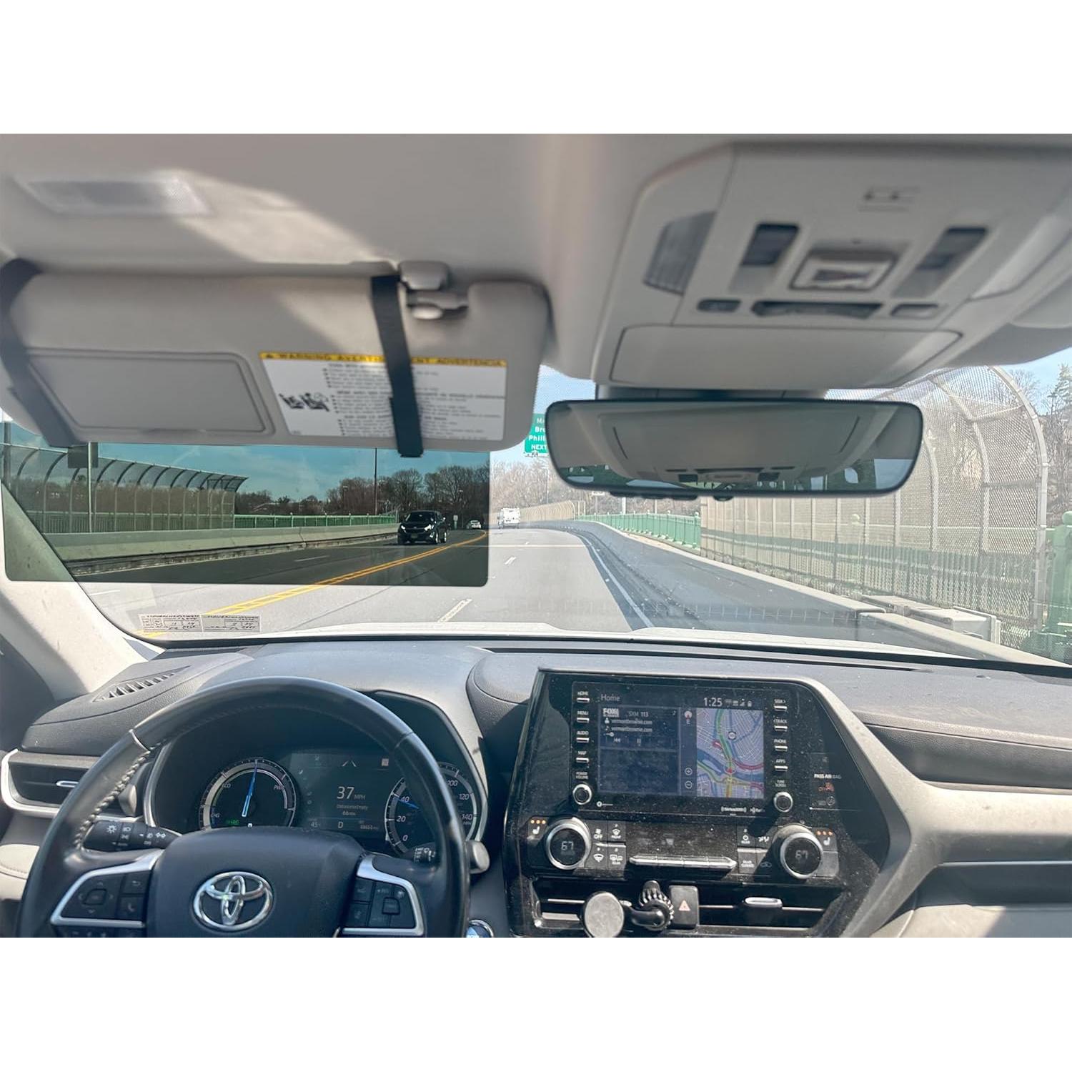 Extensor de Visera Polarizada Glare Guard MaxView 38x12.7cm