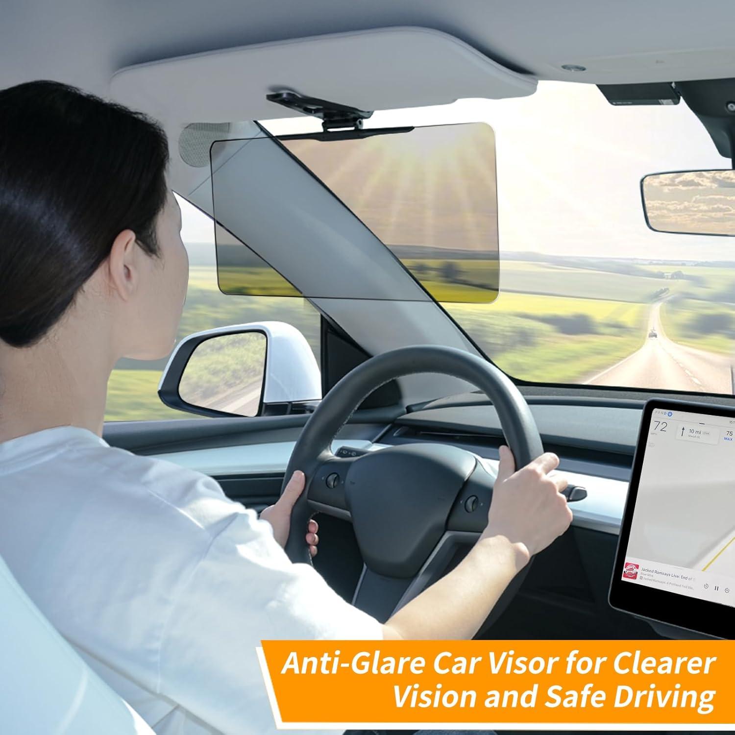 Extensor de Visera Solar Uxcer Polarizado UV400 para Coche