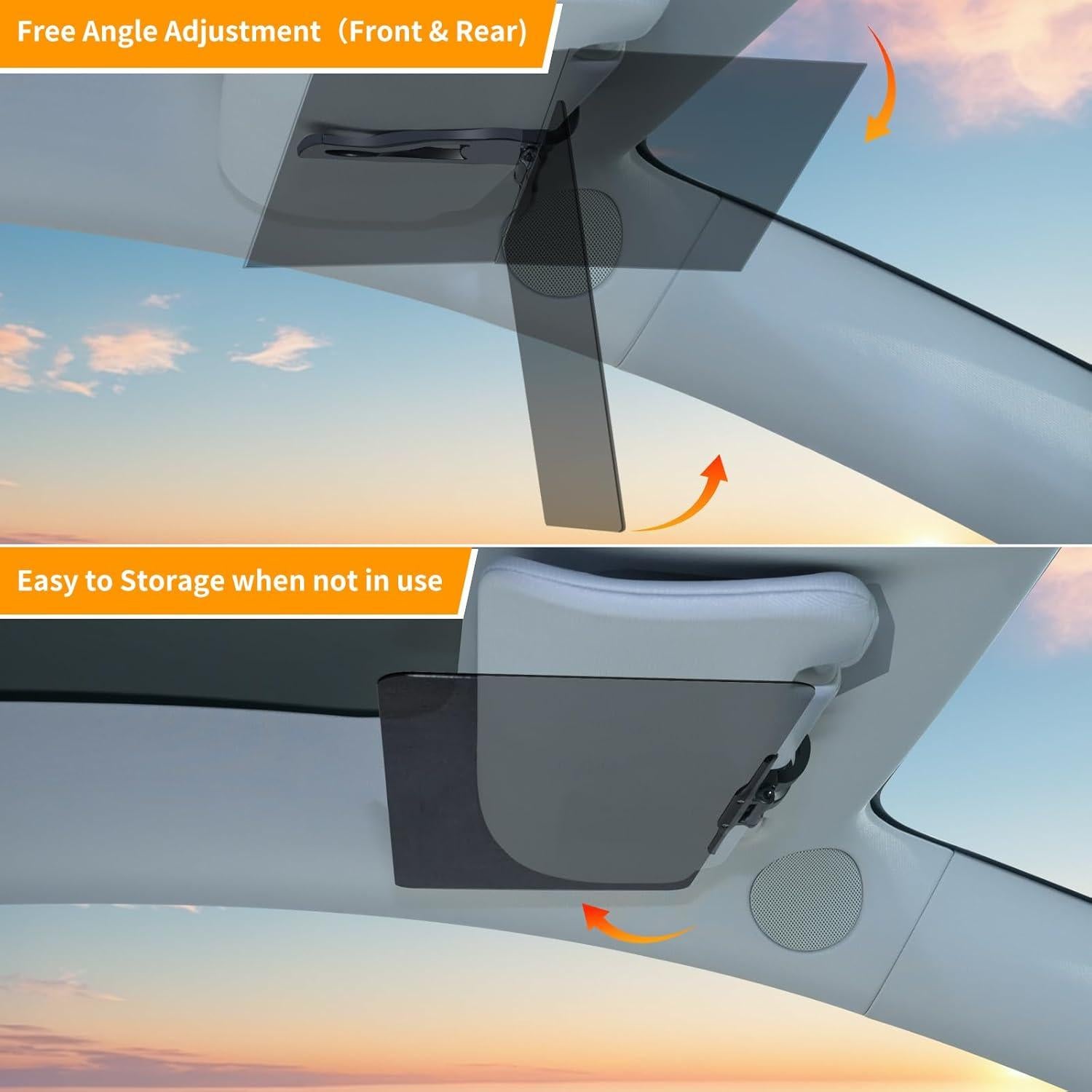 Extensor de Visera Solar Uxcer Polarizado UV400 para Coche