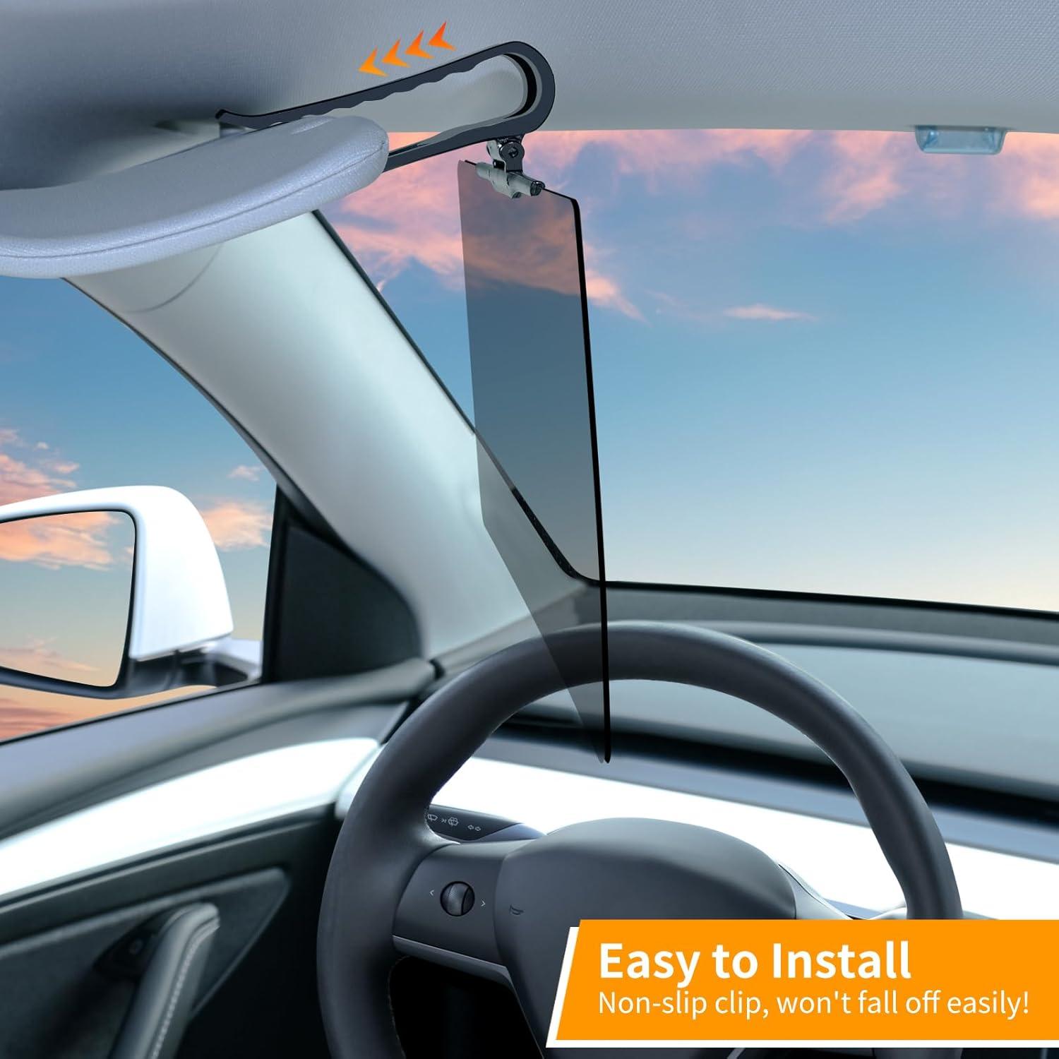 Extensor de Visera Solar Uxcer Polarizado UV400 para Coche