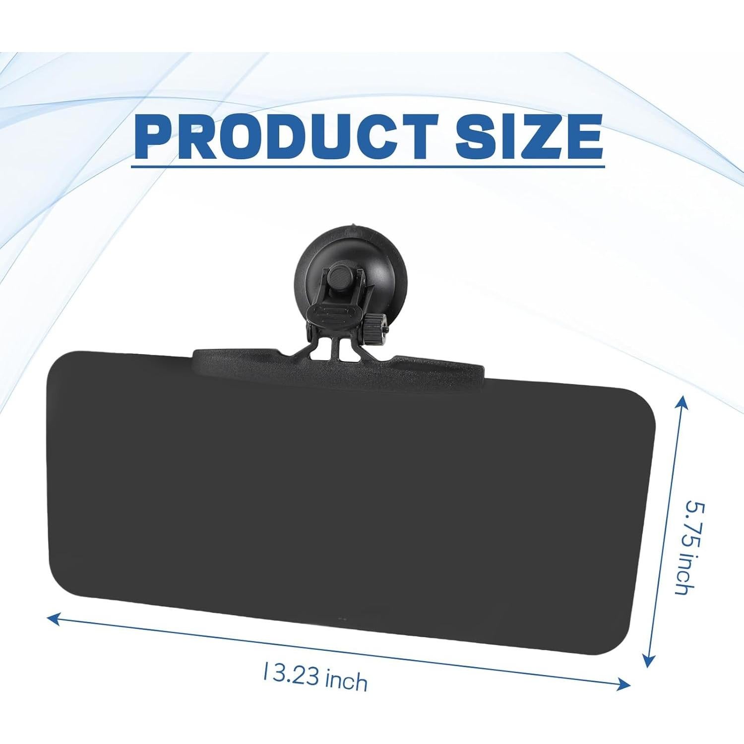 Extensor de Visera Wuyaoyao para Coche, Ajustable 180° UV