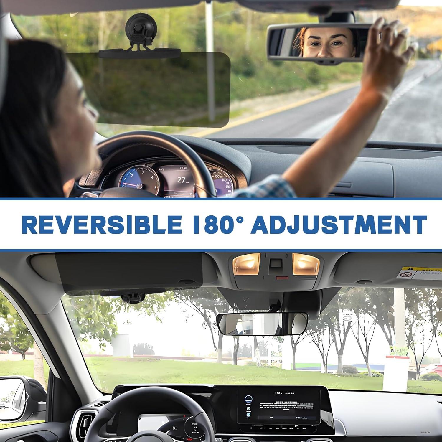 Extensor de Visera Wuyaoyao para Coche, Ajustable 180° UV