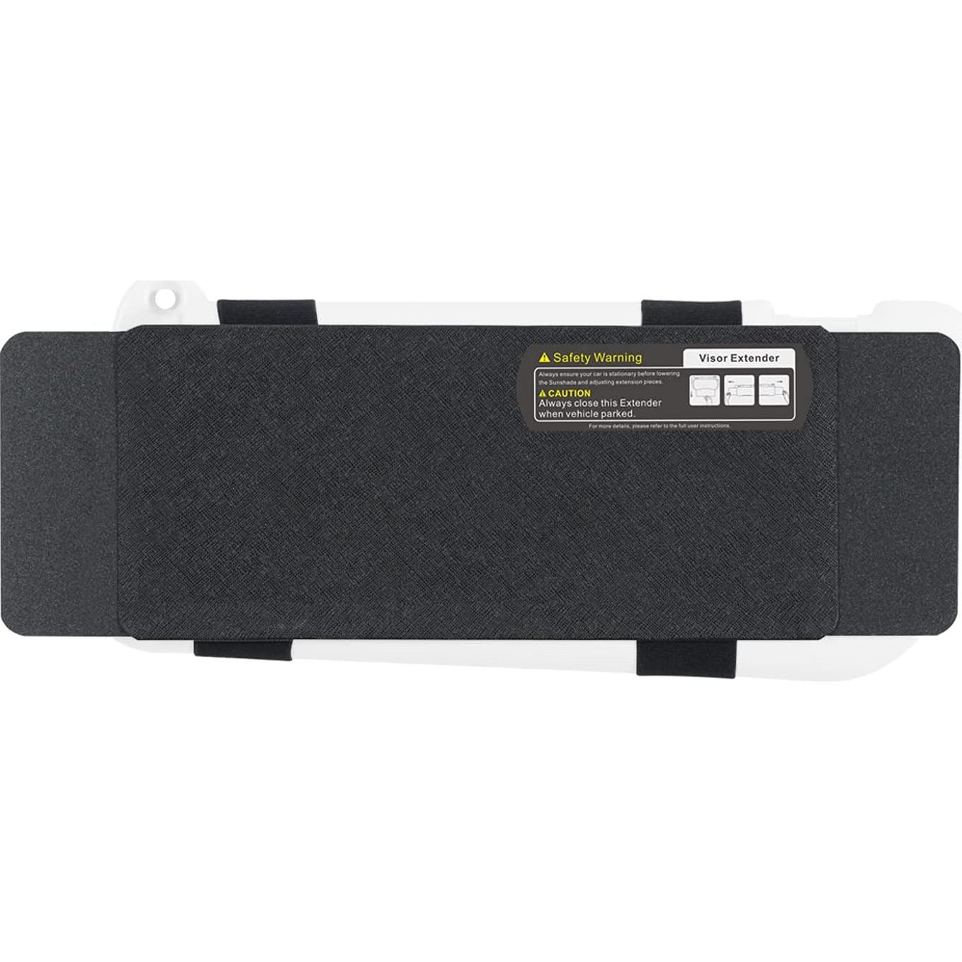 Extensor de Visera Lateral FULLONG FL-7, Protector UV Negro