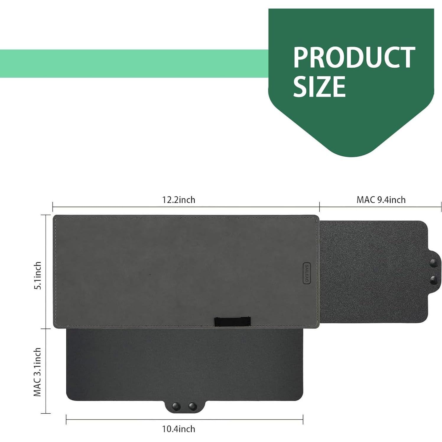 Extensor de Visera Solar Icykale Negro 30.99x14.99cm Antirreflejo