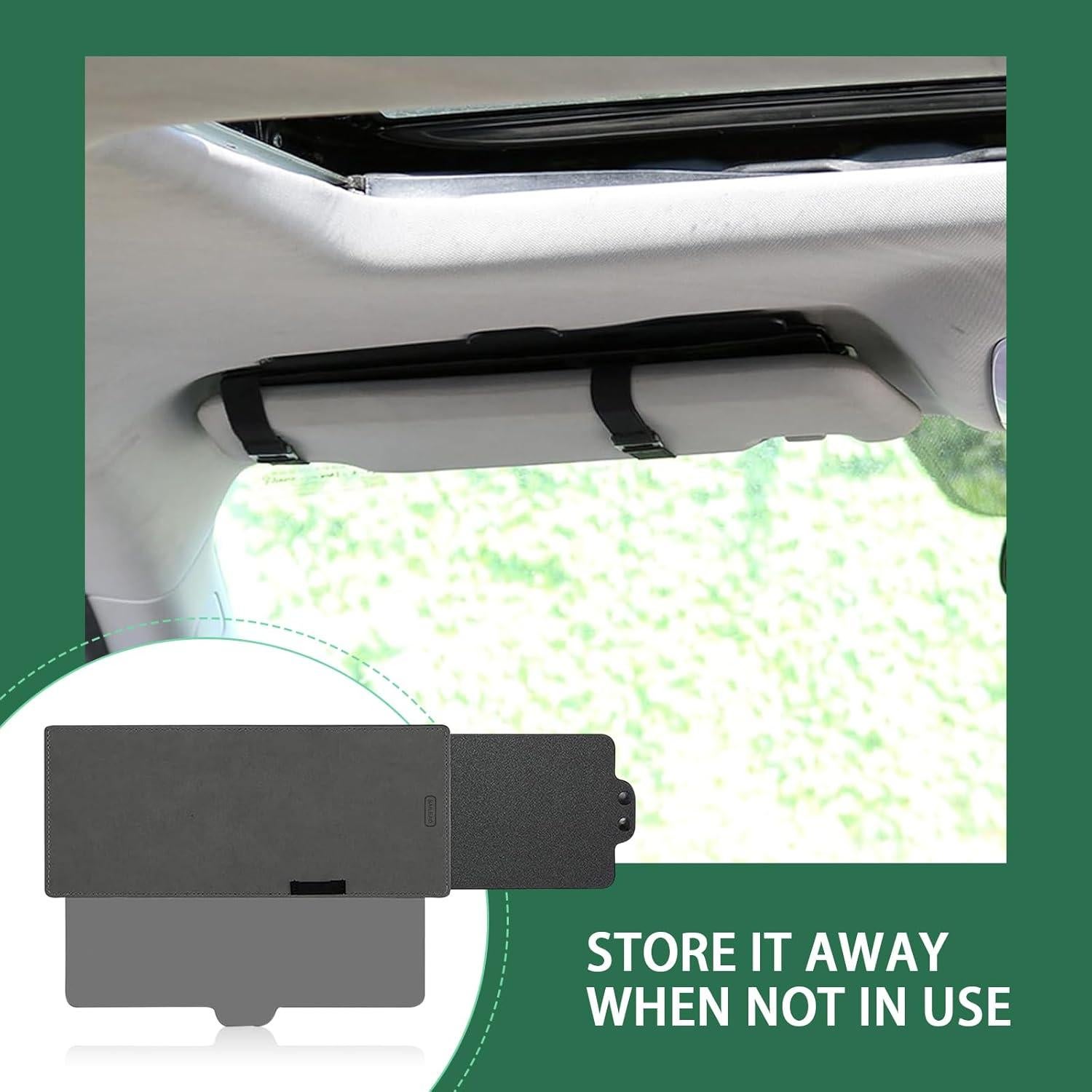 Extensor de Visera Solar Icykale Negro 30.99x14.99cm Antirreflejo