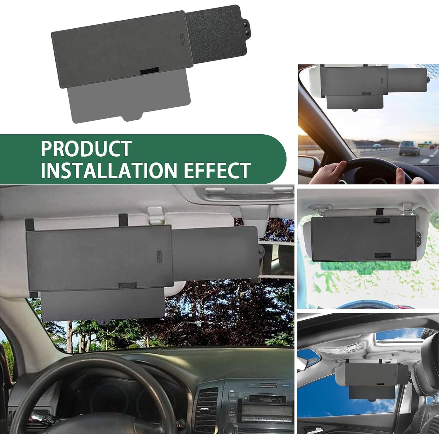 Extensor de Visera Solar Icykale Negro 30.99x14.99cm Antirreflejo