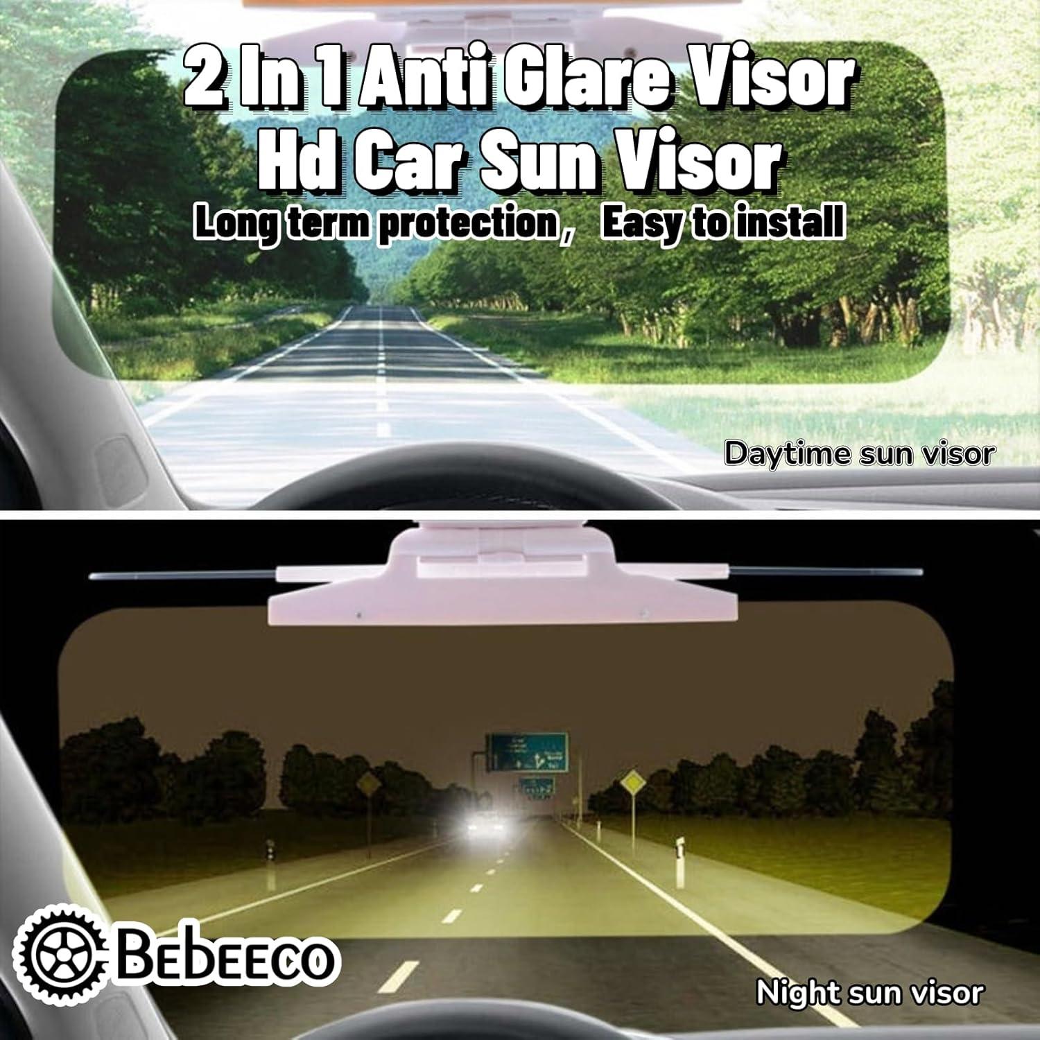 Visera Antirreflejo Bebeeco para Coche 2 en 1 HD Ajustable