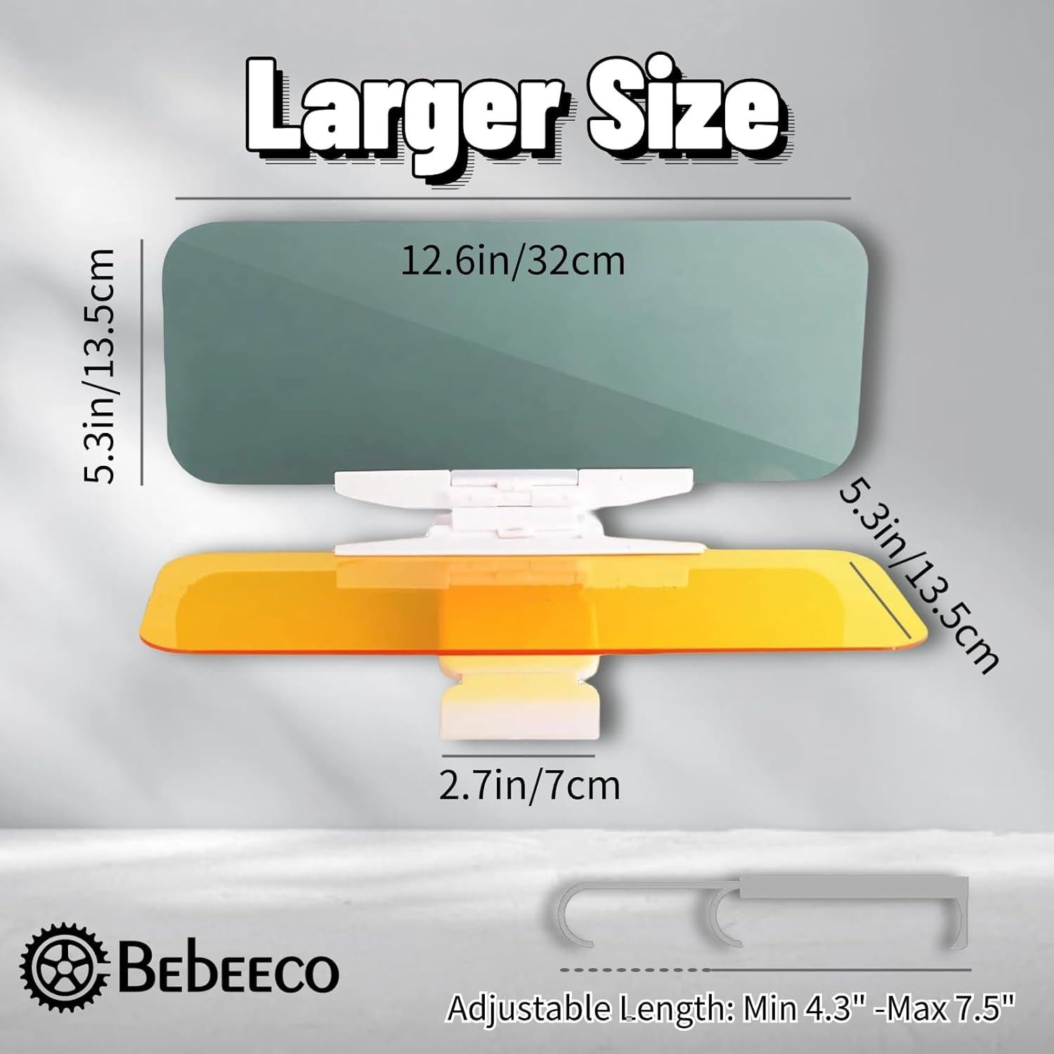 Visera Antirreflejo Bebeeco para Coche 2 en 1 HD Ajustable