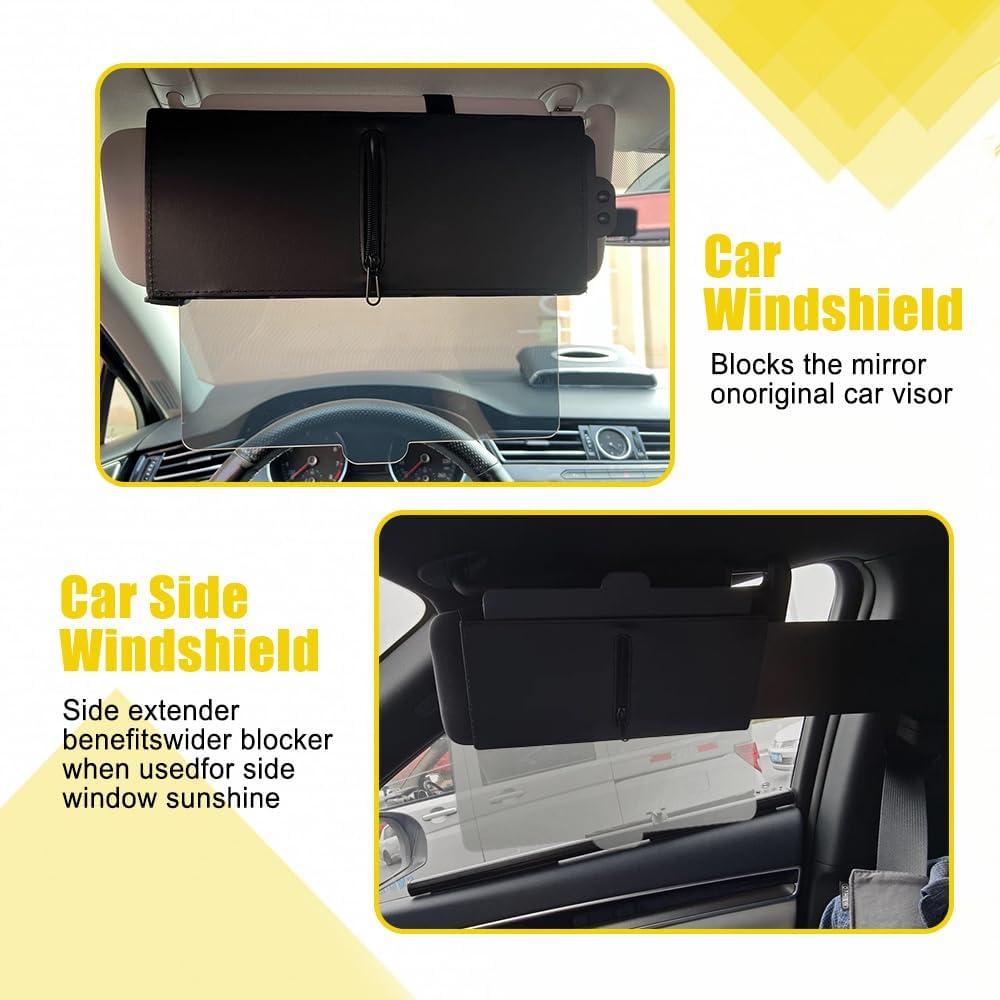 Extensor de Visera Solar HEVLE Polarizado para Automóvil Izquierda