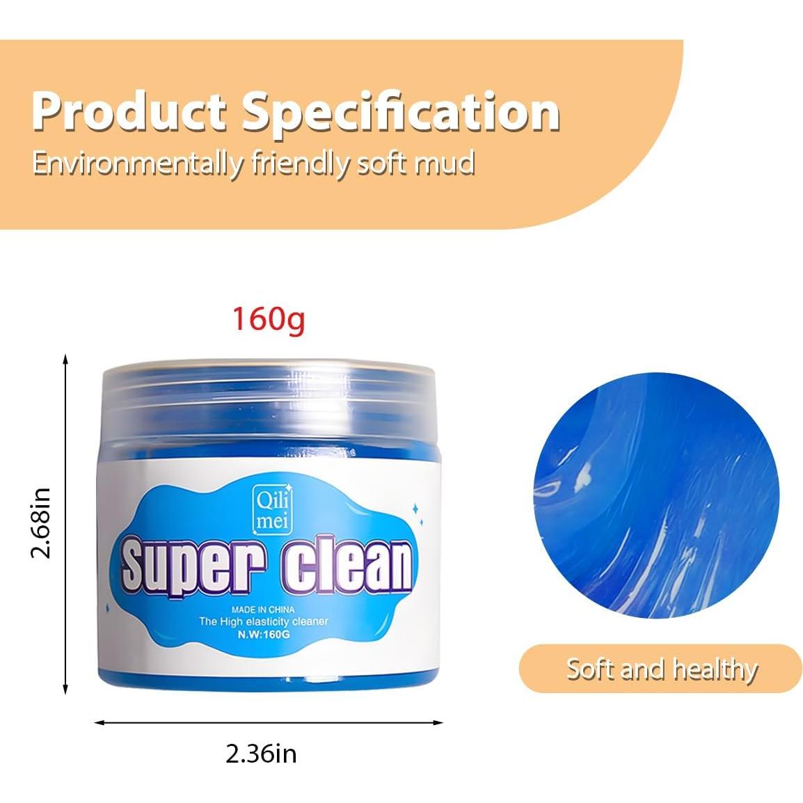 Gel de limpieza de automóviles FALVFUN azul 6.78x5.99cm