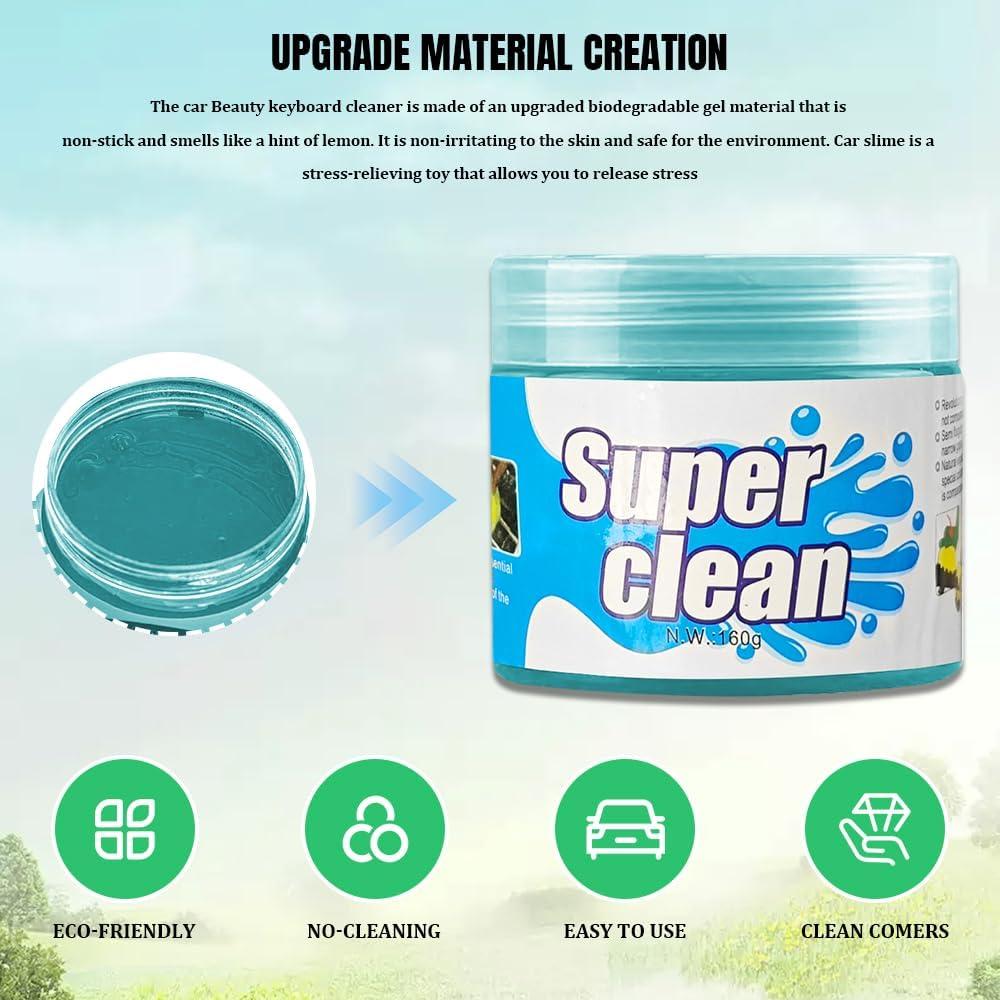 Gel de limpieza para automóviles QZTYTY 2PCS - Color Azul