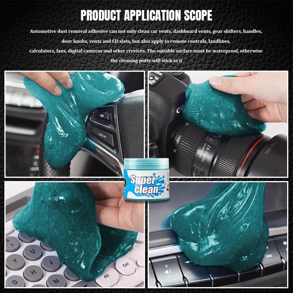 Gel de limpieza para automóviles QZTYTY 2PCS - Color Azul