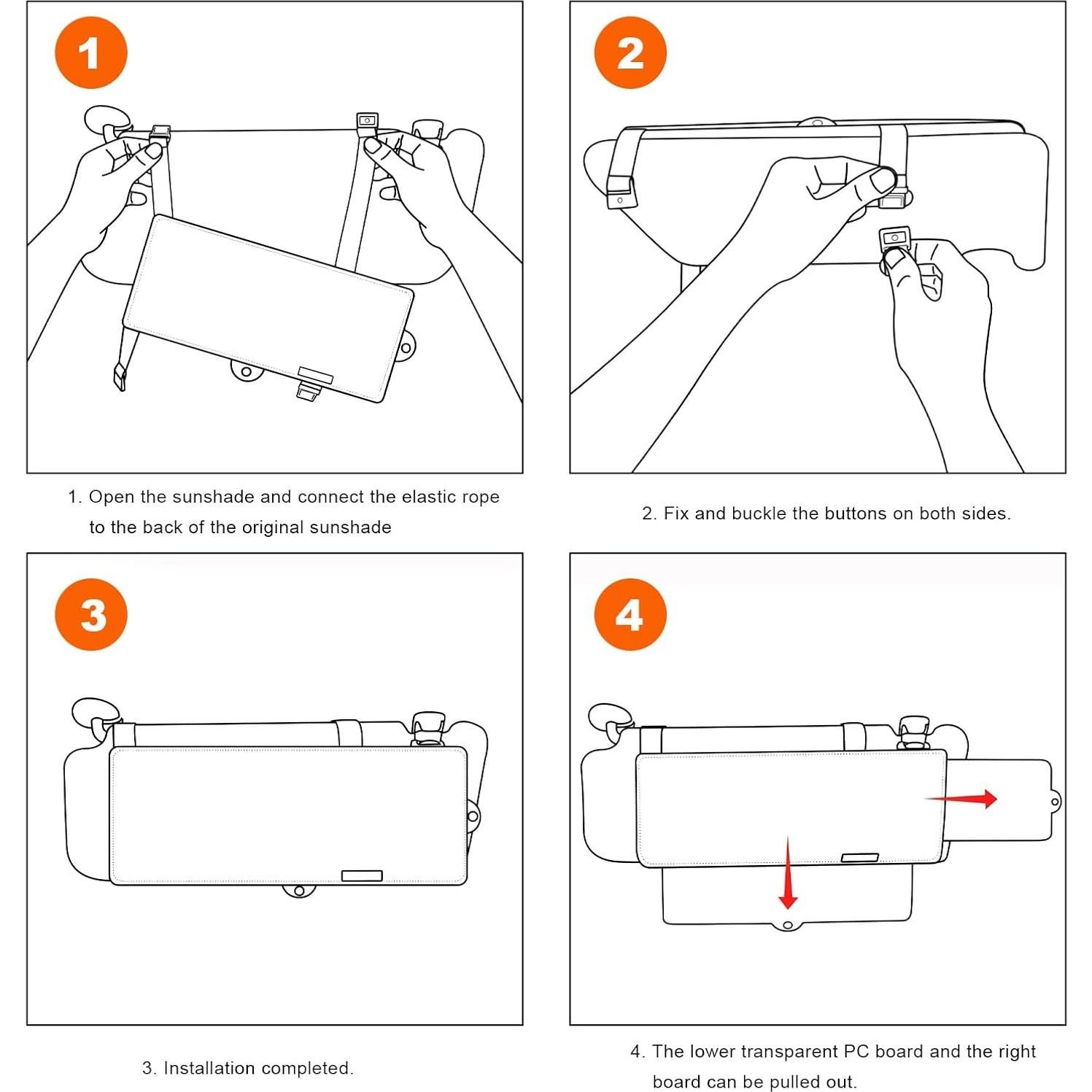 Visera Solar Polarizada MTRPS para Coche Lado Pasajero