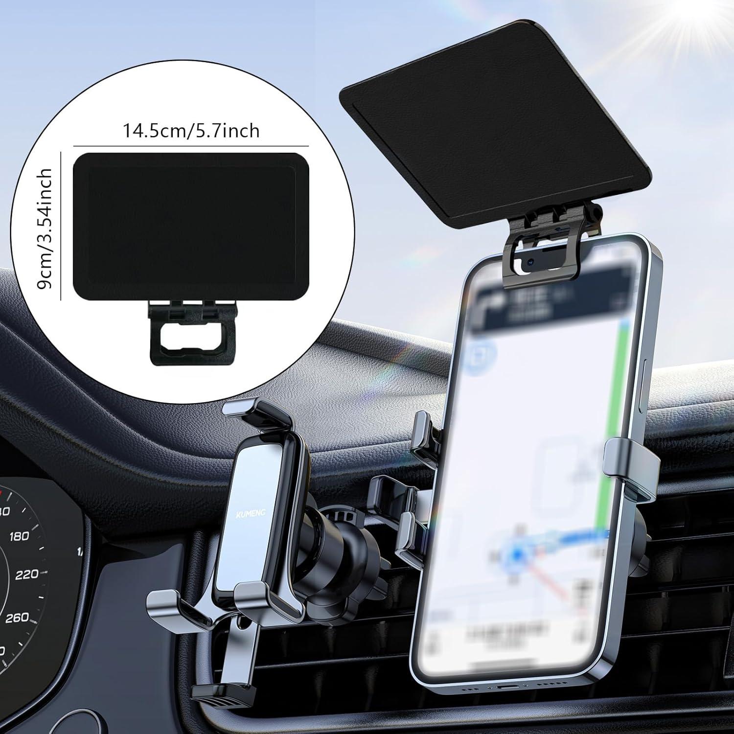 Paquete de 2 Sombrillas Anti-Deslumbrante Hurifeng para Teléfono