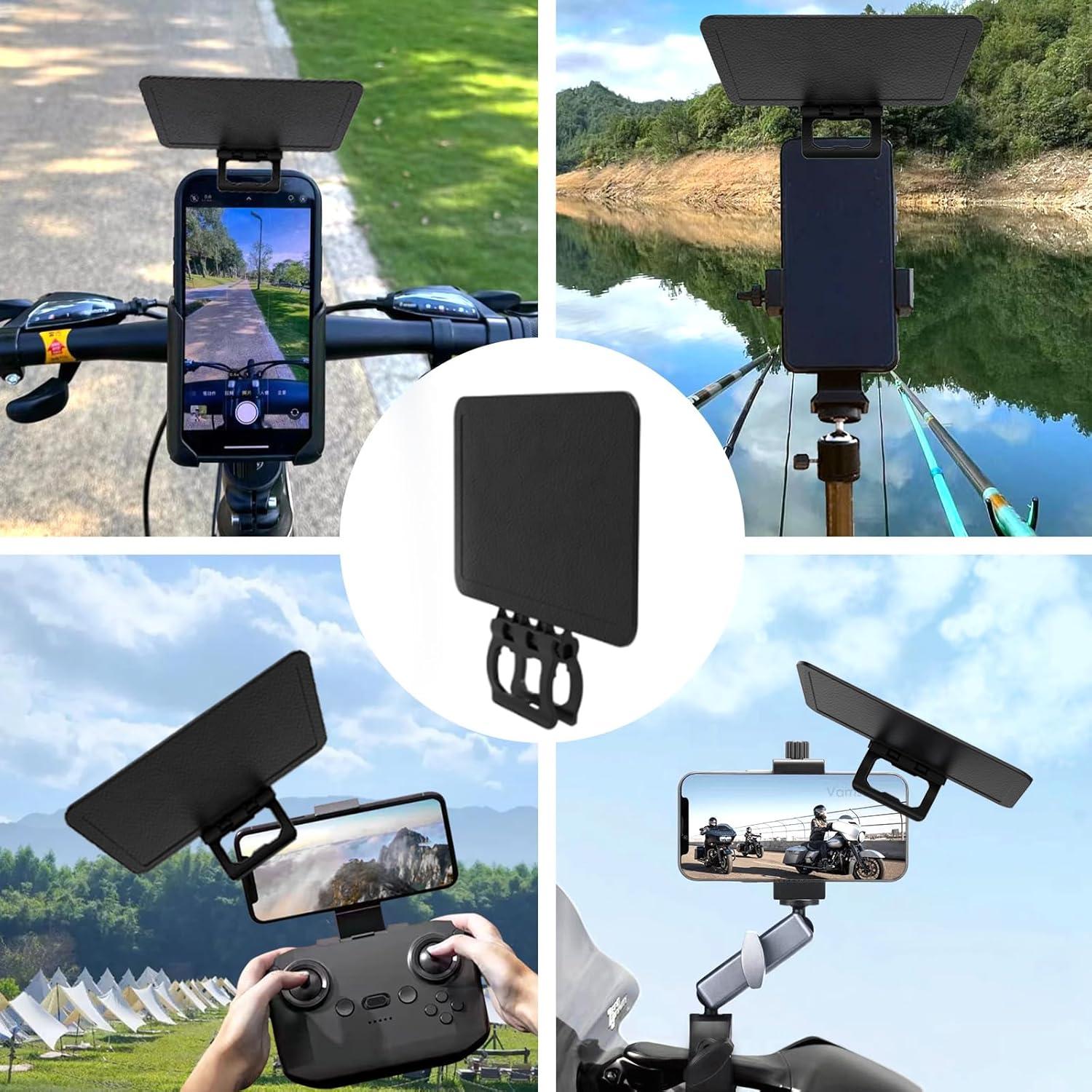 Paquete de 2 Sombrillas Anti-Deslumbrante Hurifeng para Teléfono